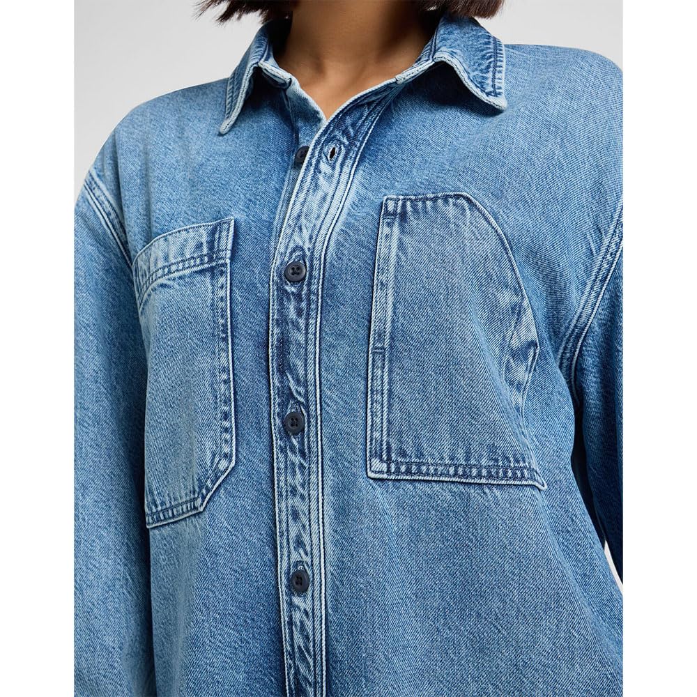 Lee Engineer Overshirt Surchemise Blue Meadow Taille XL