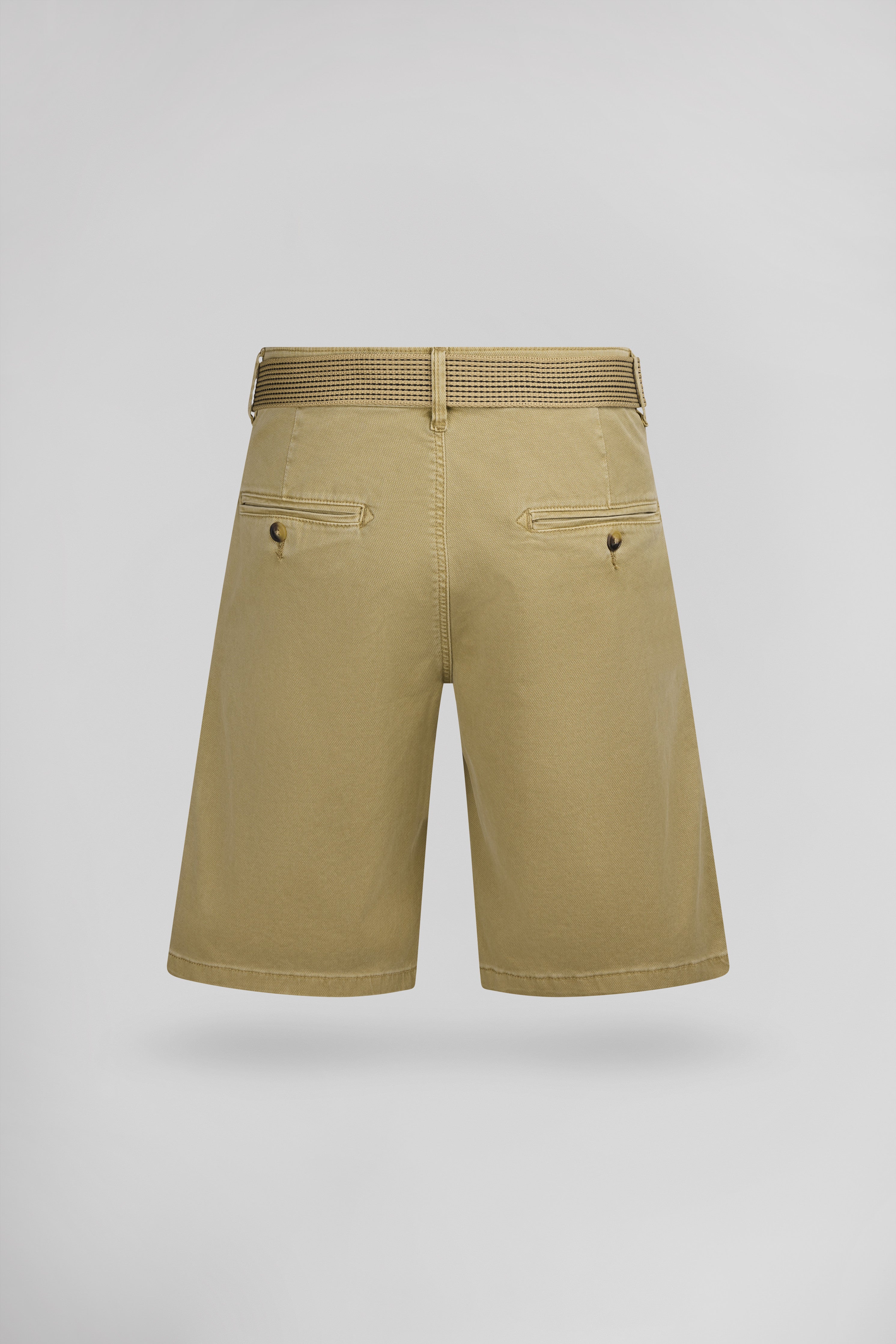 Teddy Smith Staton Chino short beige ceinture amovible