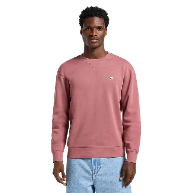 Lee Patch Crew sweat homme Jade Forest col rond coton