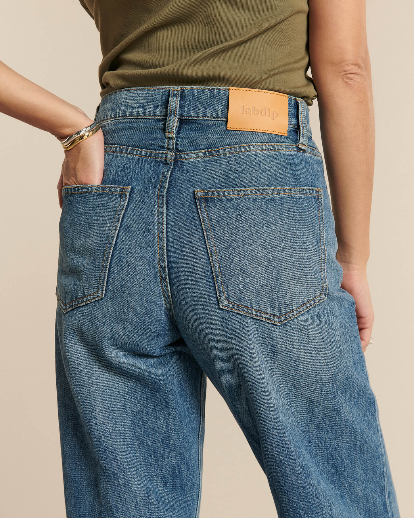 Labdip Sully Long Echo Blue IN 33 jean large coton
