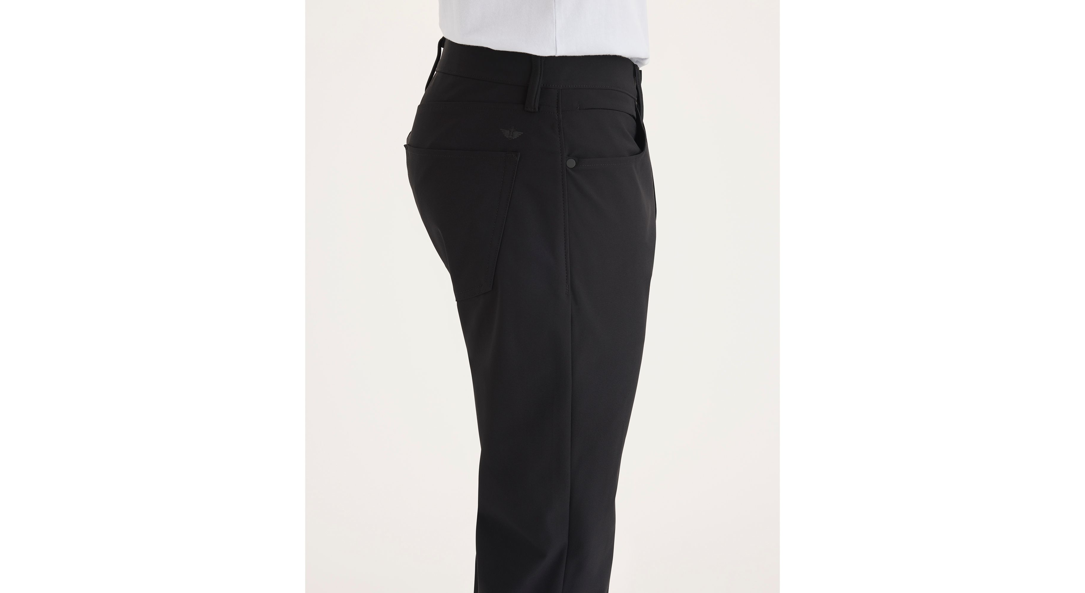 Dockers Go Airweave 5-Pocket chino homme Noir slim