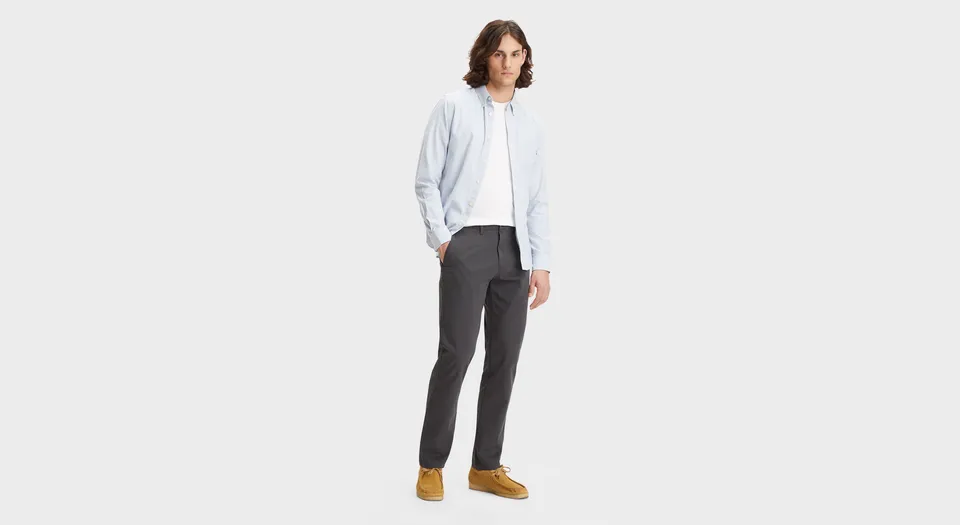 Dockers Crafted Khaki Slim Fit chino homme gris Steelhead