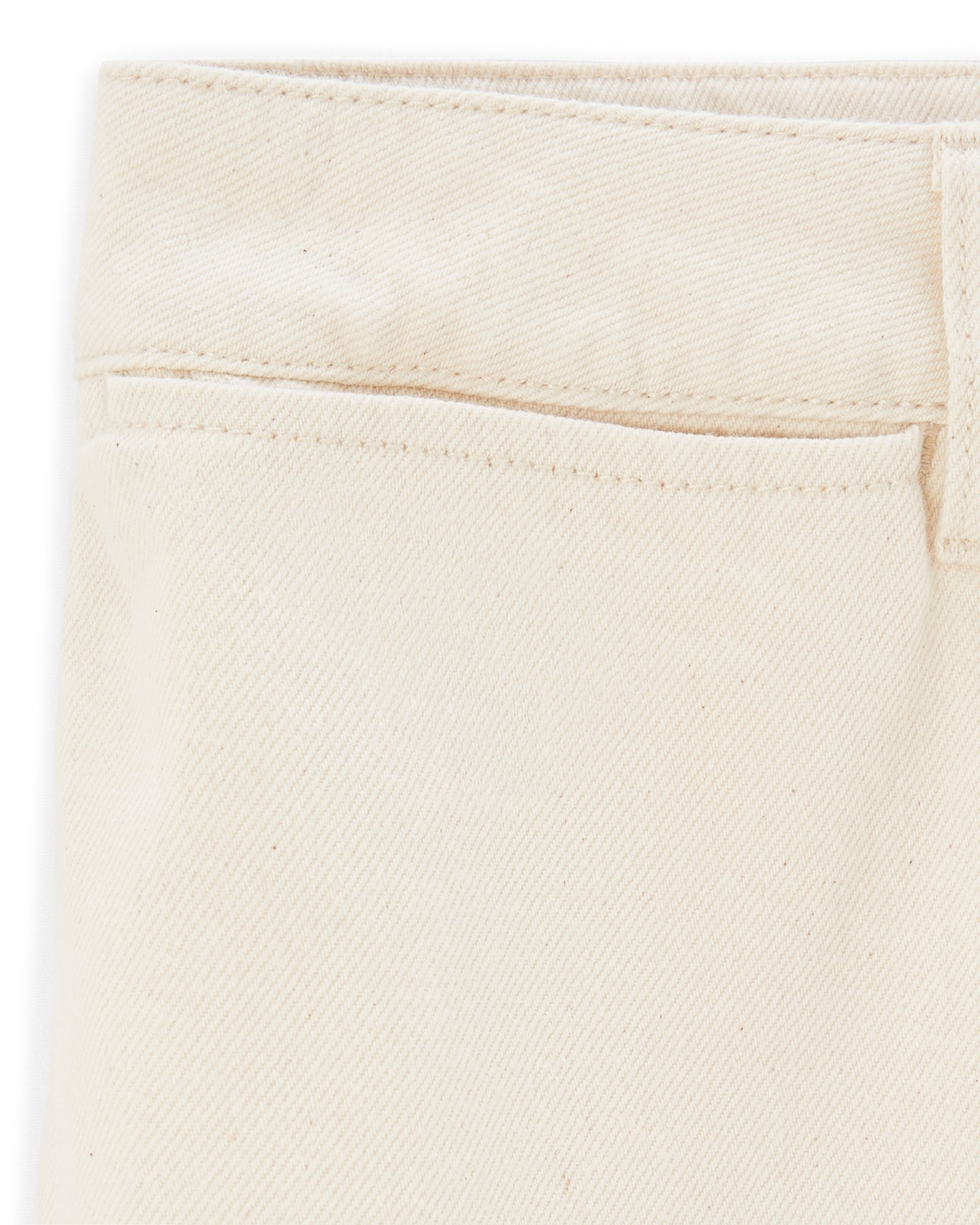 Labdip Swann Ecru jean large taille haute écru