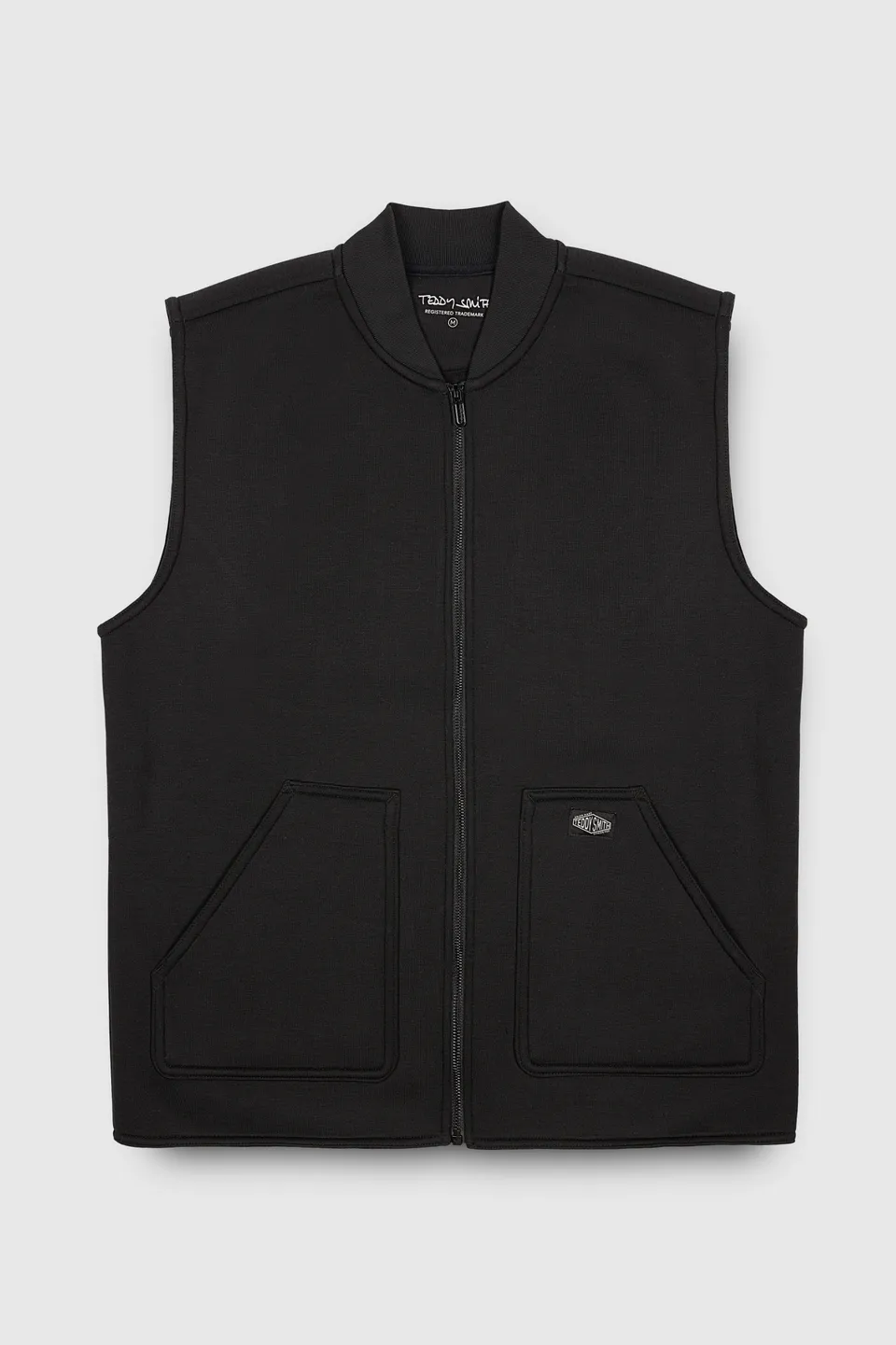 Teddy Smith G-RYSE ZIP gilet sans manches homme noir