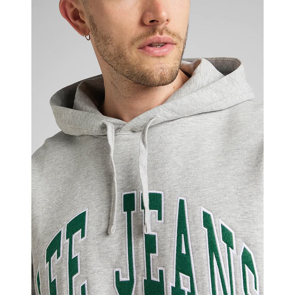 Lee Seasonal hoodie sweat à capuche homme gris L