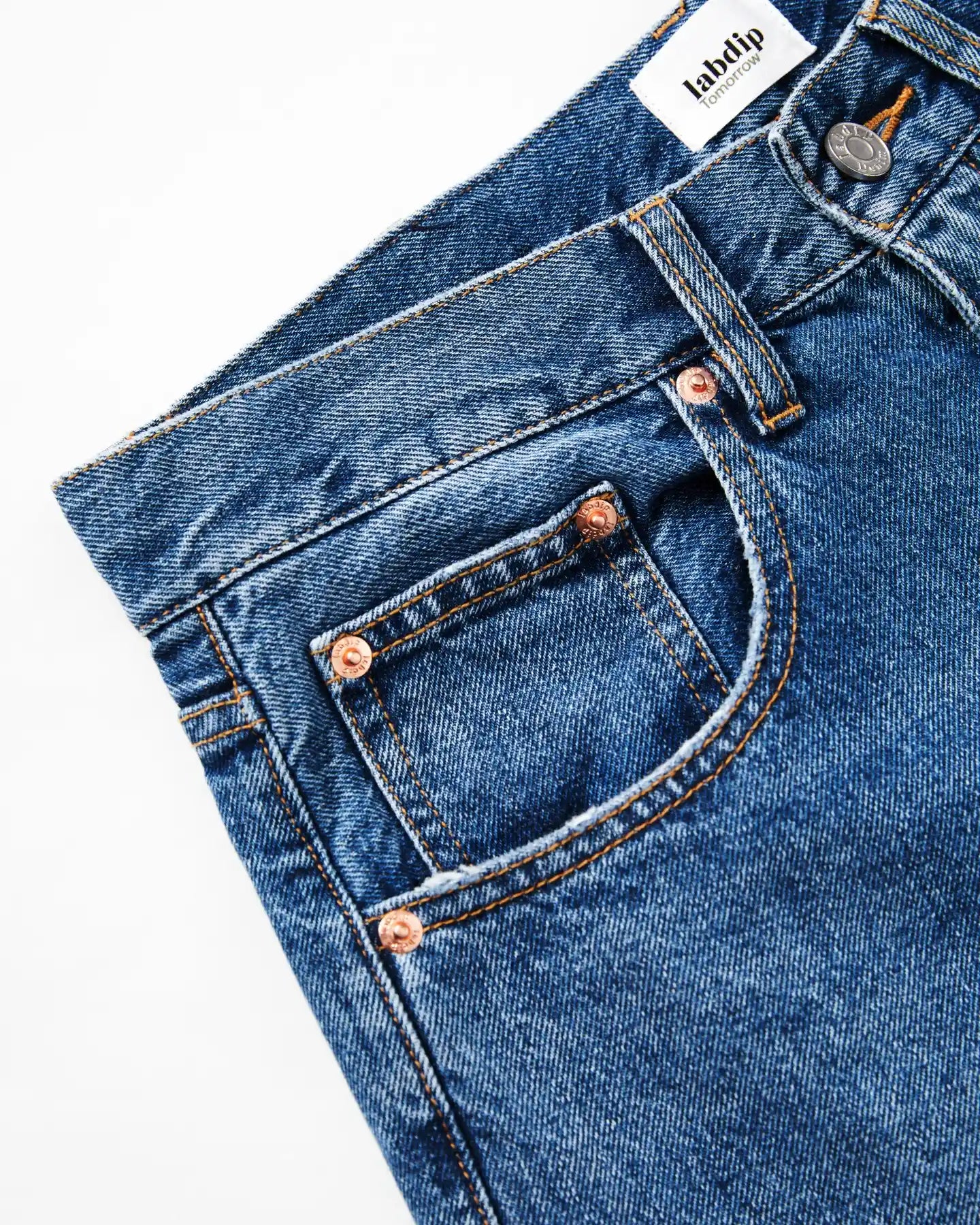 Labdip River Denim Mid Blue IN 32 jean bleu moyen large