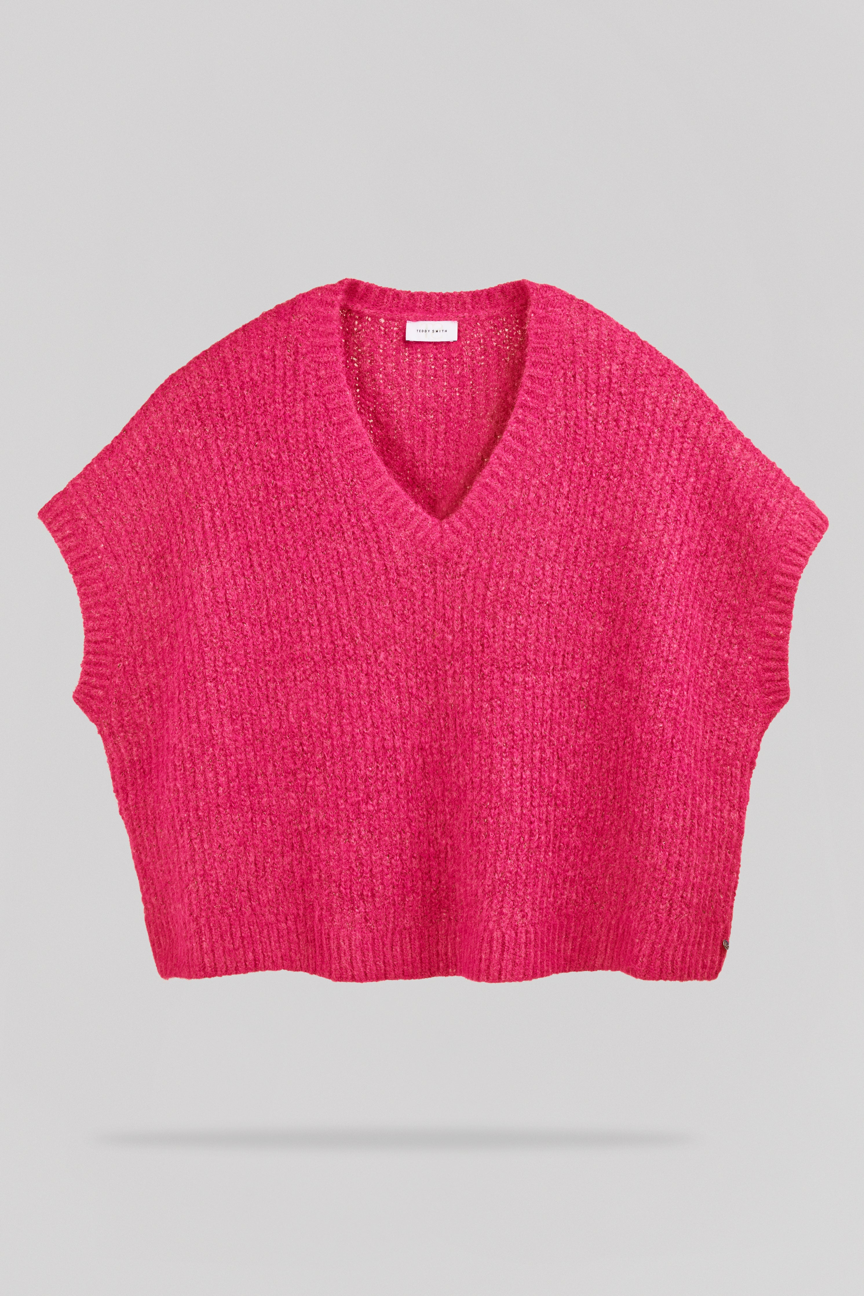 Teddy Smith P-Malia Rose Fluo pull sans manches femme