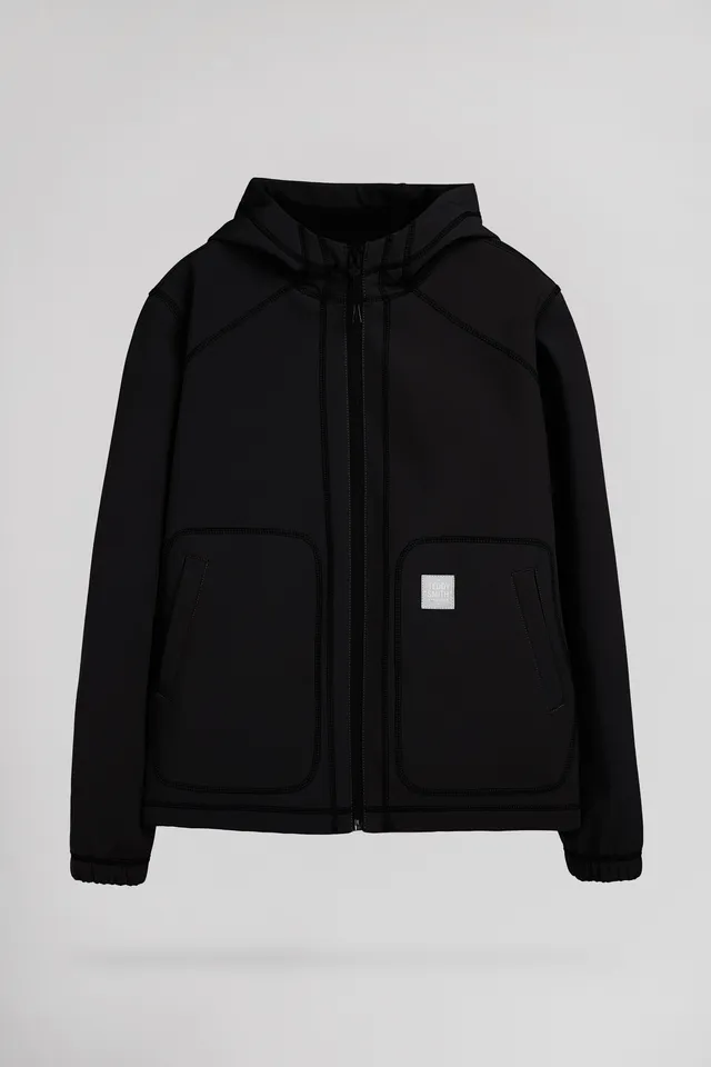 Teddy Smith B-Randy JR blouson softshell noir garcon