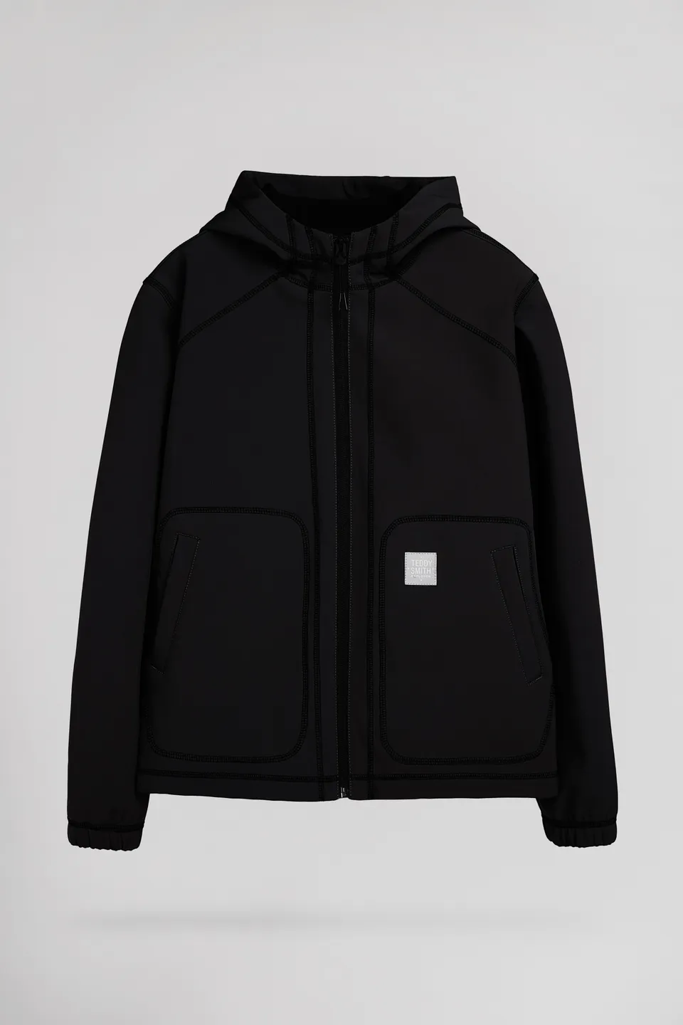 Teddy Smith B-Randy JR blouson softshell noir garcon