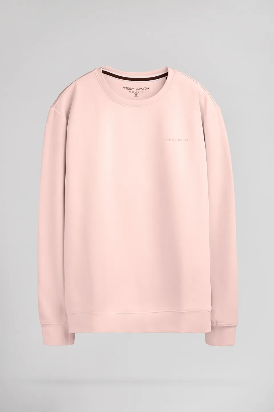 Teddy Smith S-Nark RC sweat homme Rose Pastel molleton