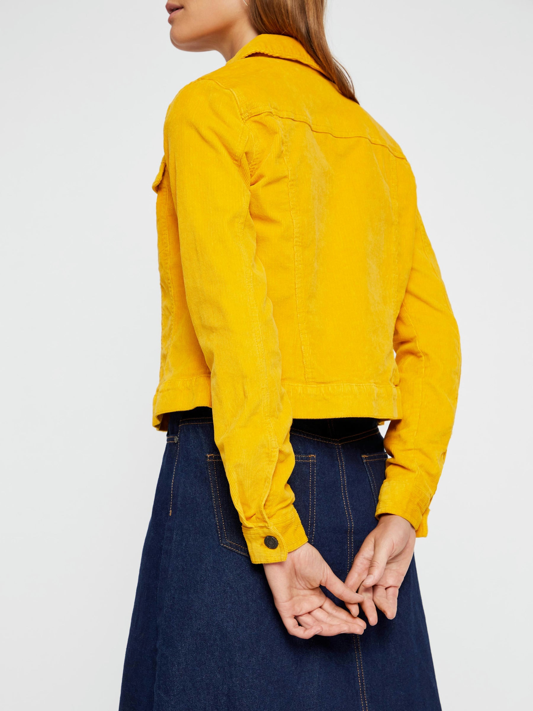 Noisy May veste velours côtelé slim extensible