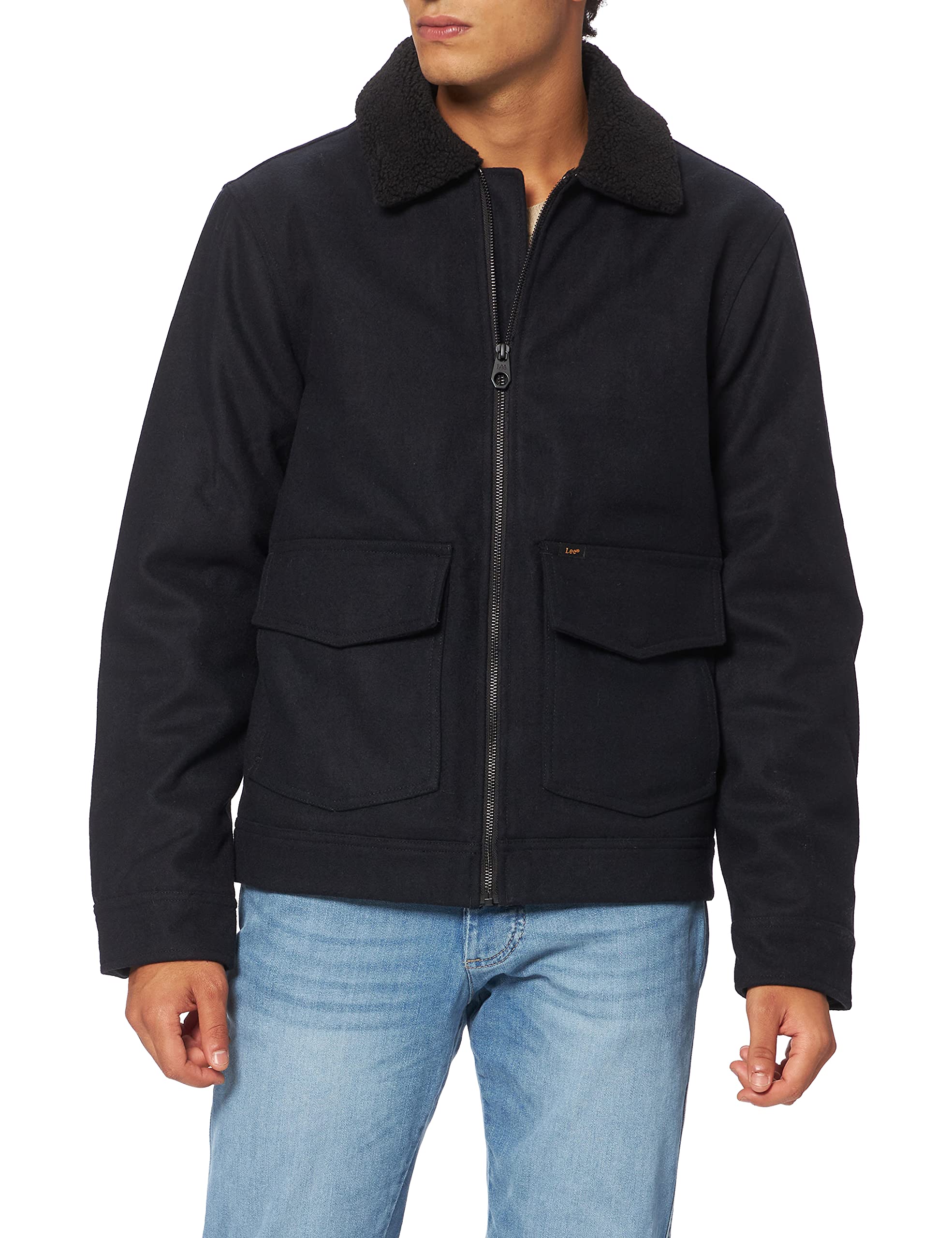 Lee veste en laine homme noir taille XL