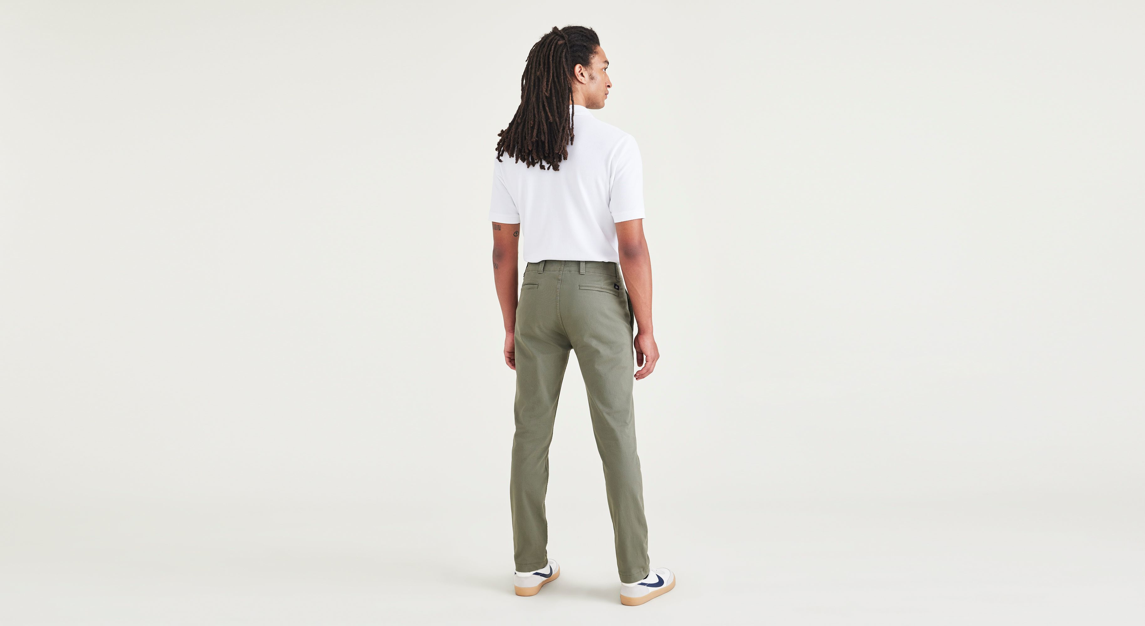 Dockers Alpha Chino Skinny chino camo vert stretch