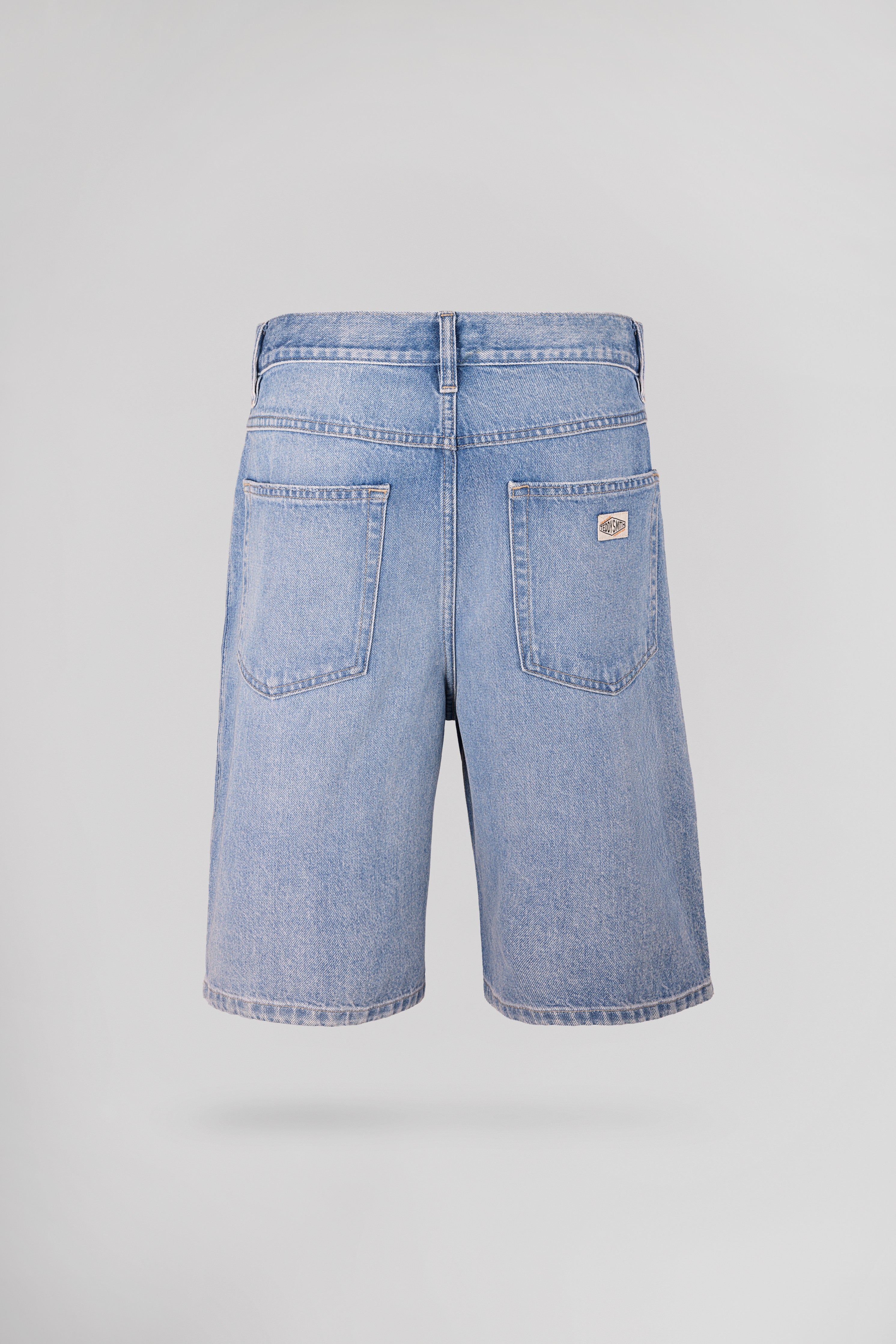Teddy Smith S-Axel SH short denim indigo clair coton