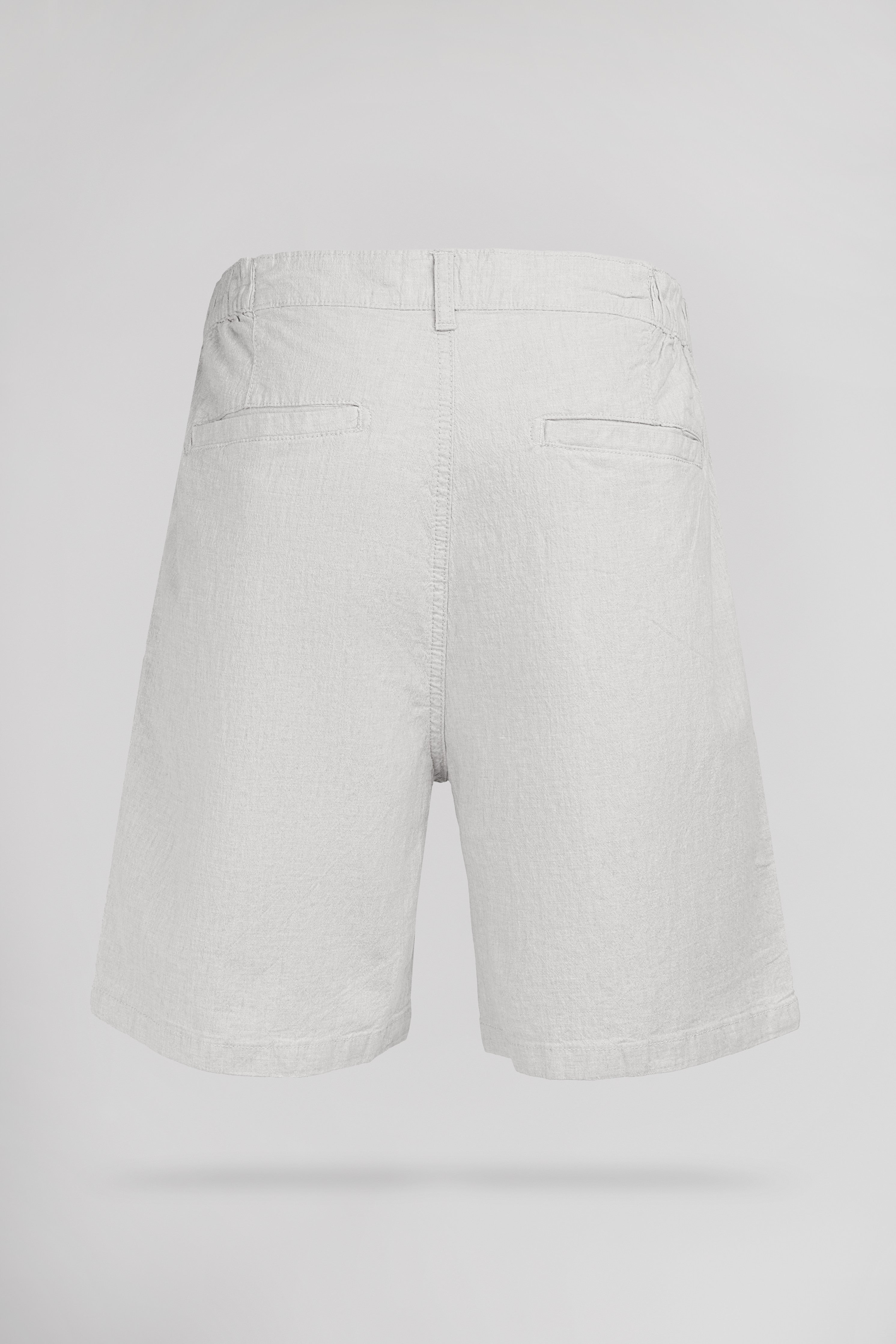 Teddy Smith S-Linen Chino S short blanc coton et lin