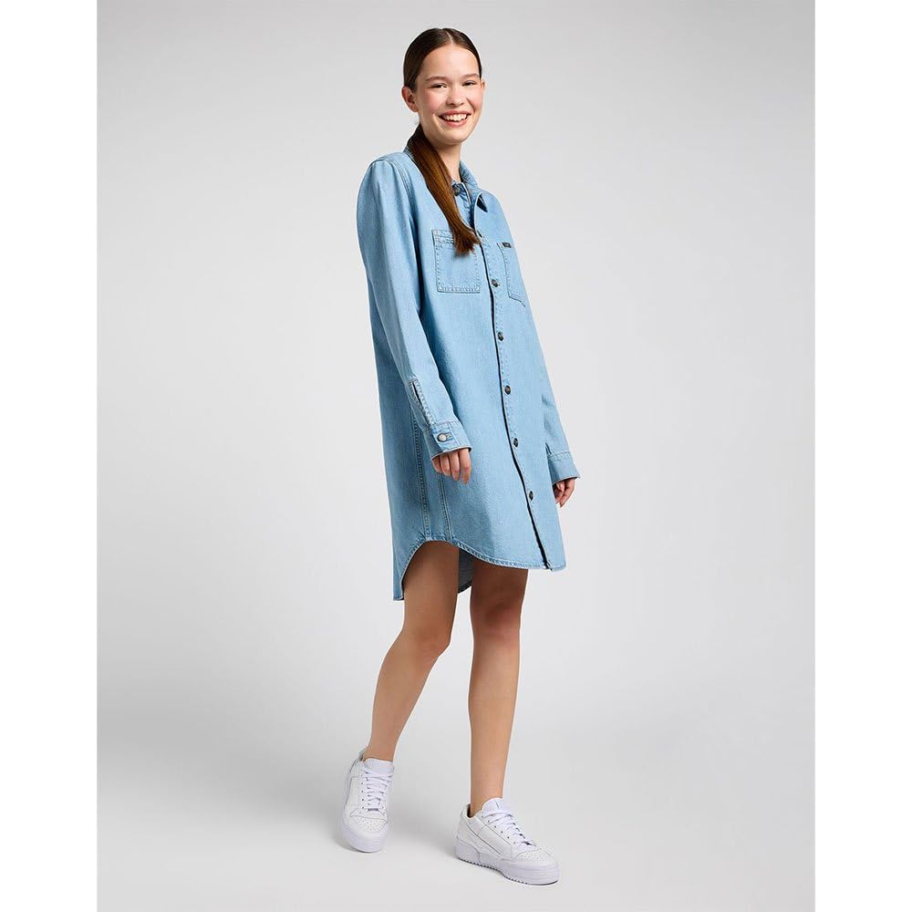 Lee Unionall robe chemise décontractée coton
