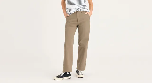 Dockers Blake chino droit taille haute beige 29