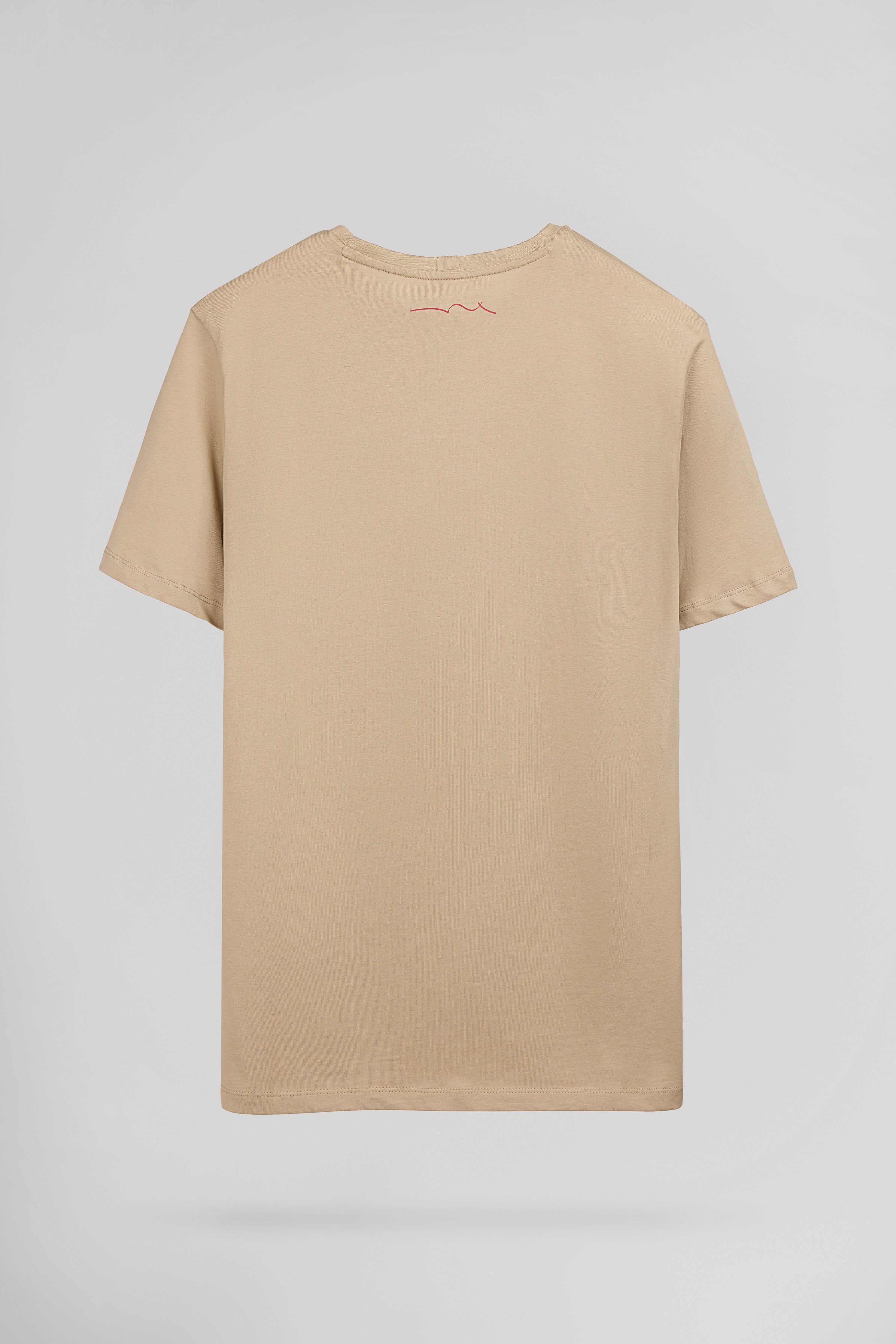 Teddy Smith T-Soy 2 MC t-shirt beige uni coton