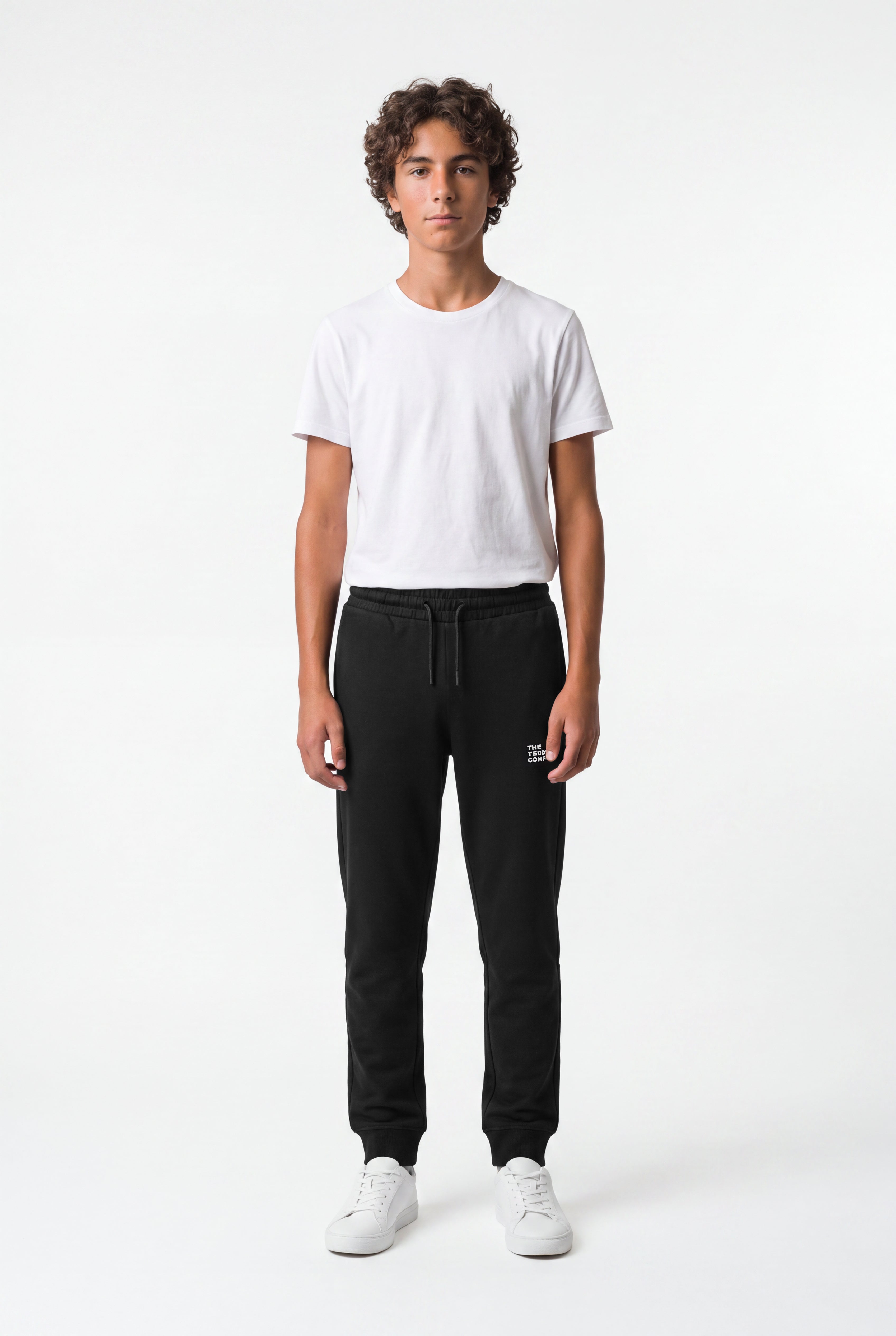 Teddy Smith P-Company Jr jogging garçon noir uni coton