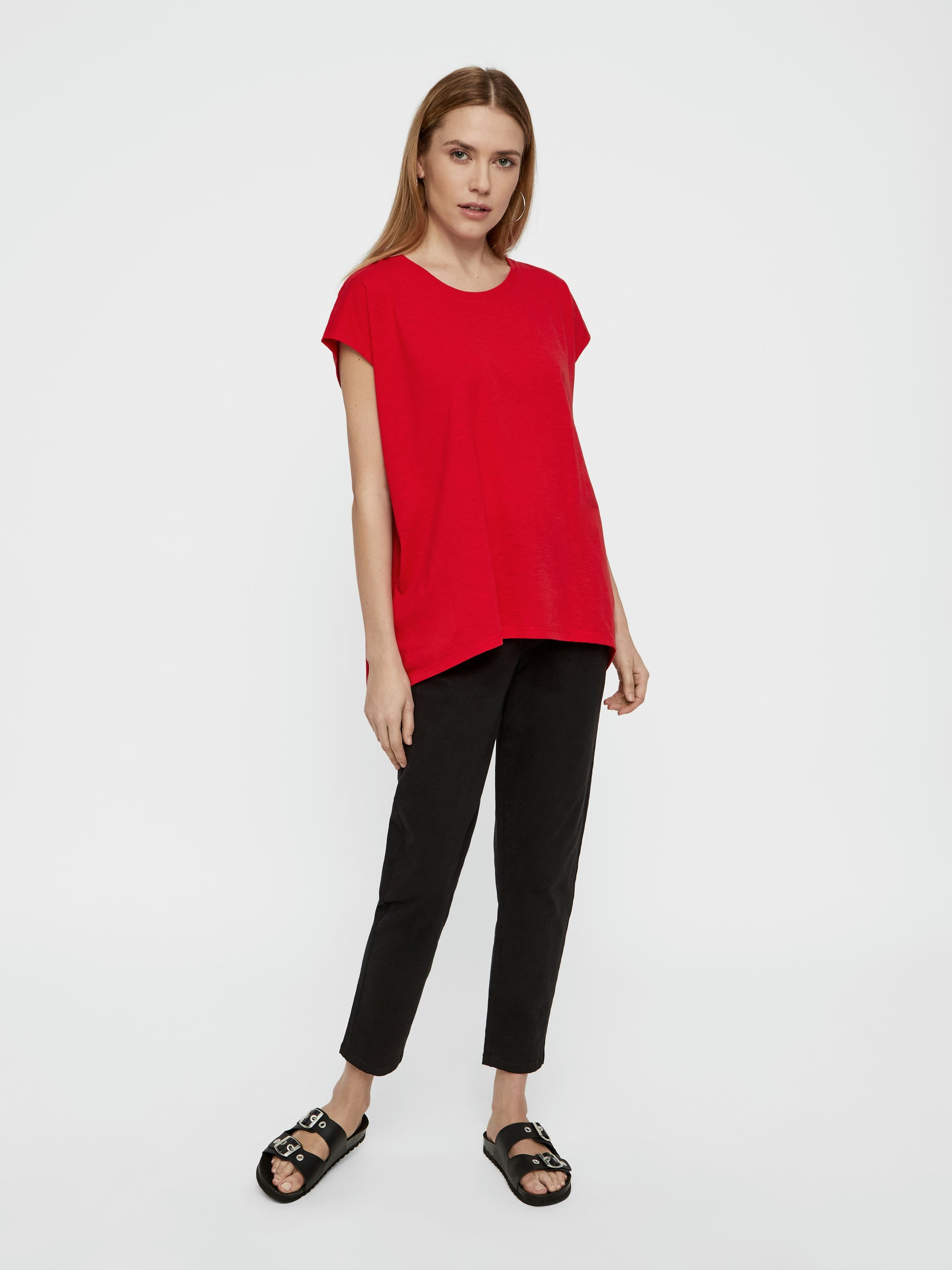Noisy May t-shirt oversize col rond coupe loose