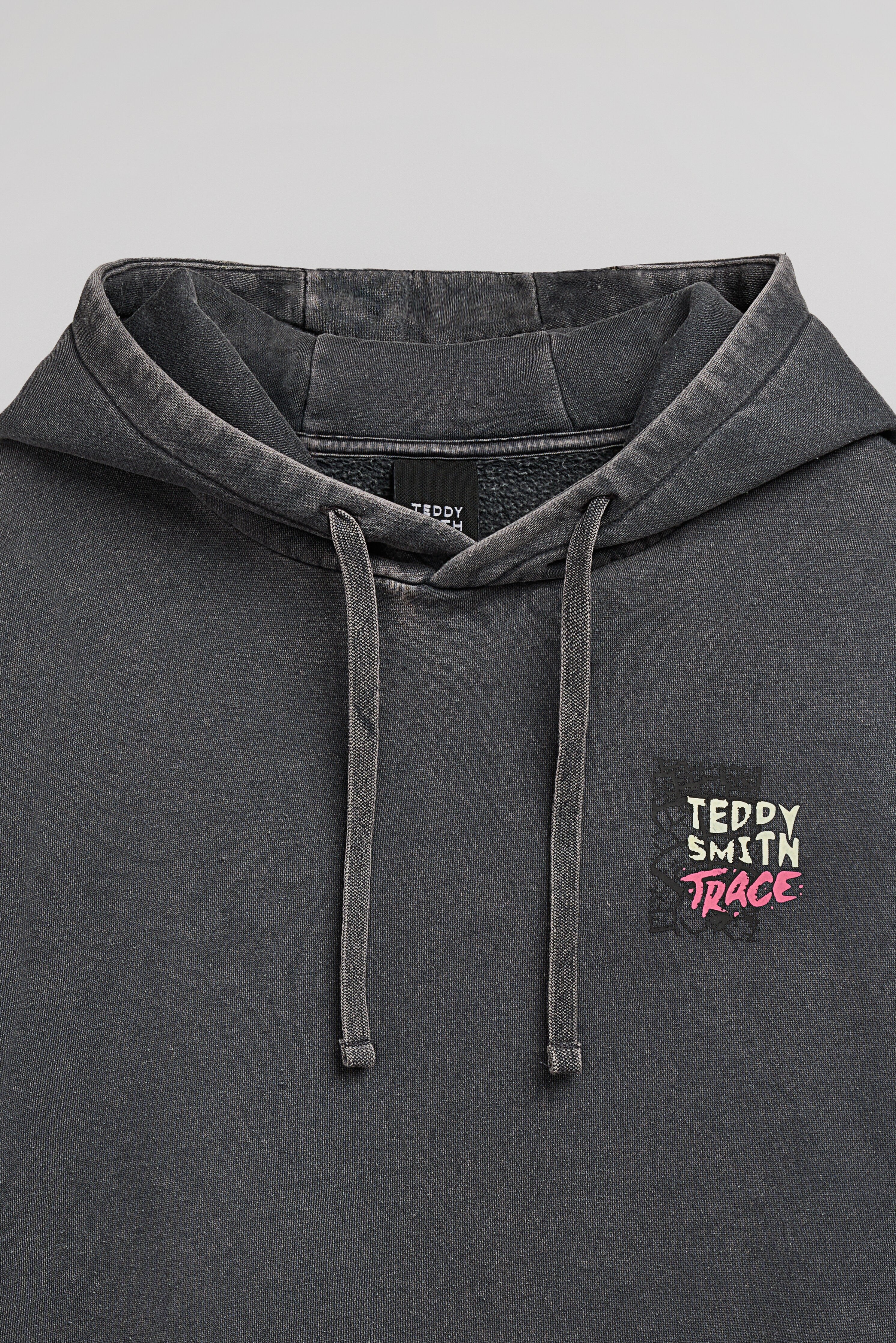 Teddy Smith S-Move Hoody sweat gris anthracite