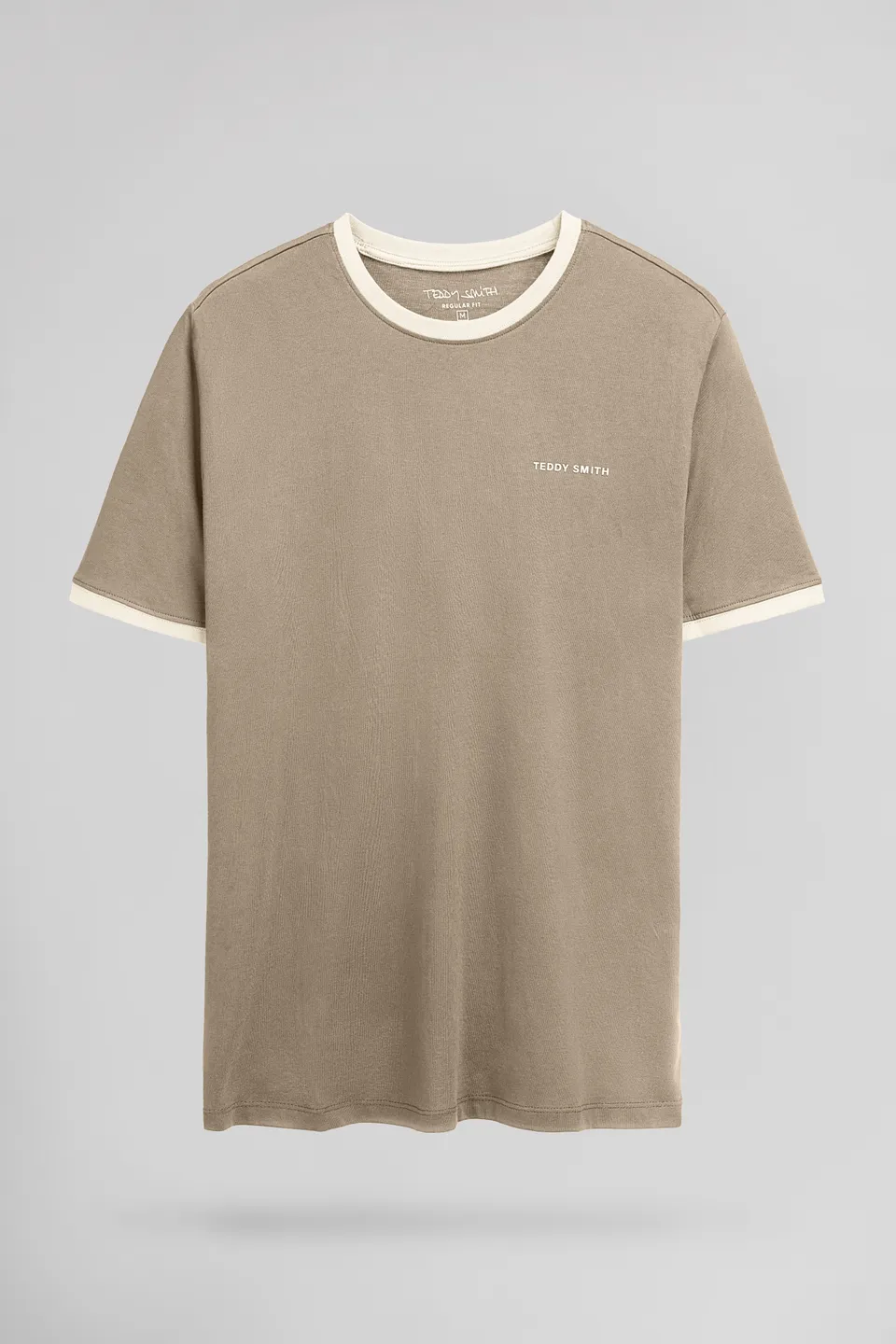 Teddy Smith The-Tee 2 R MC t-shirt wolf beige homme