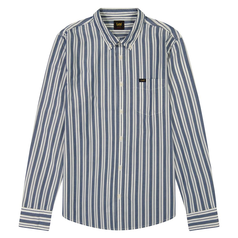Lee Button Down chemise homme Orion Stripe coton