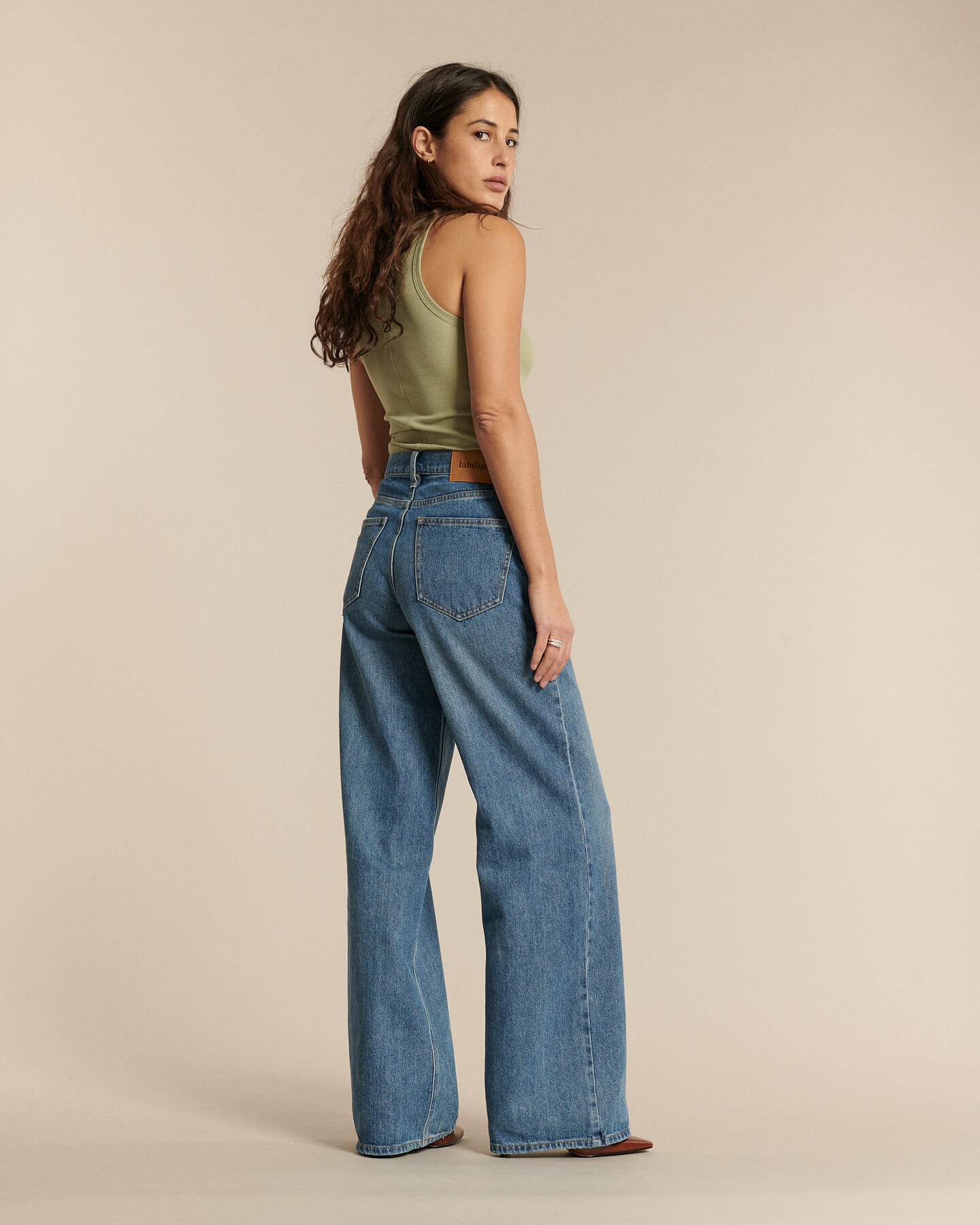 Labdip Joie Ash Blue IN 40 jean large coton recyclé