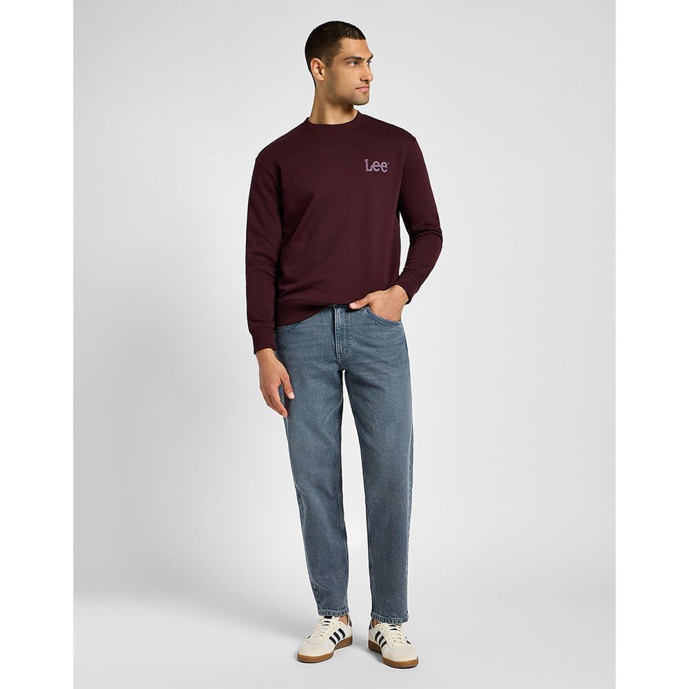 Lee Wobbly SWS sweat homme Velvet Beet coupe regular