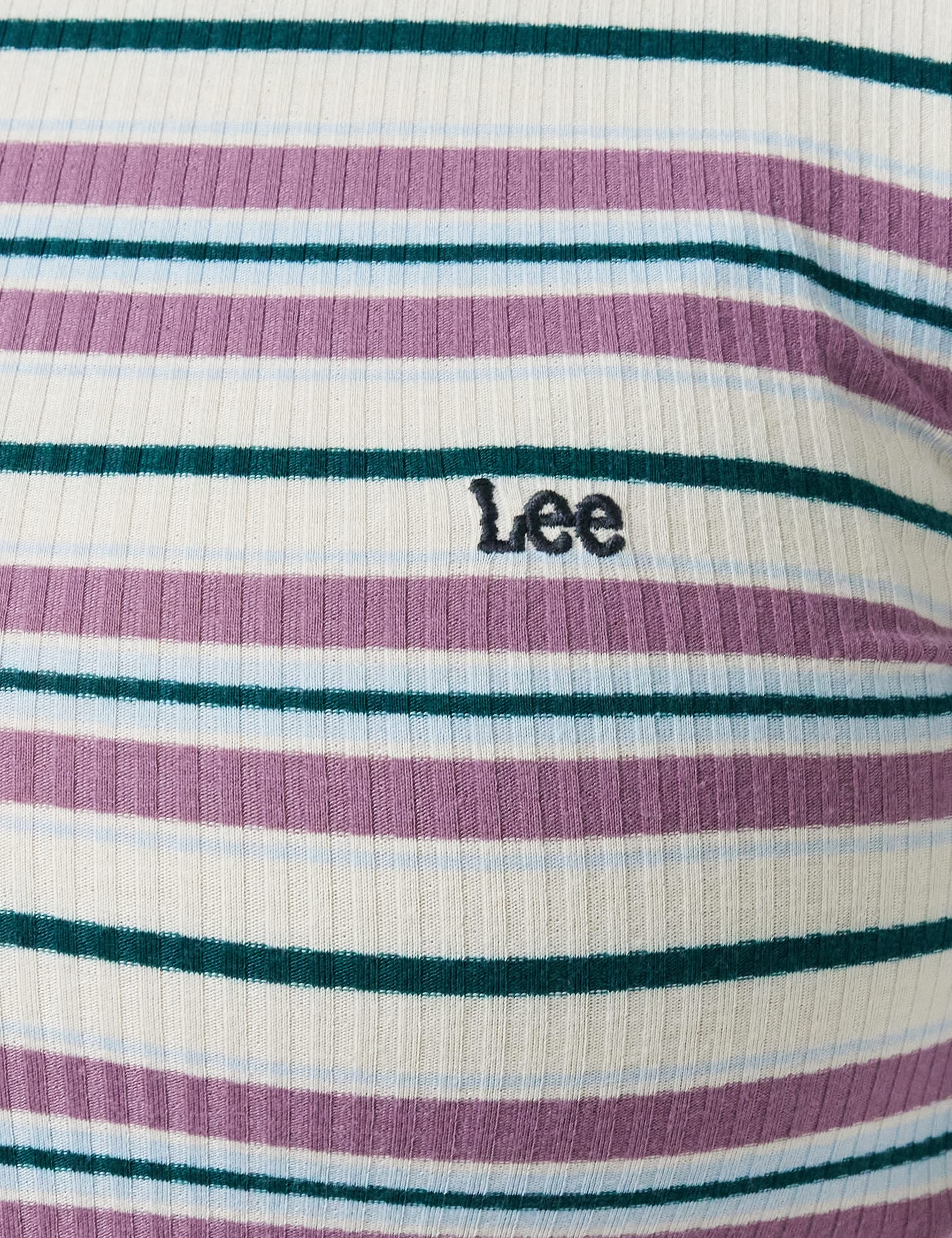 Lee Ribbed LS t-shirt femme col haut taille S