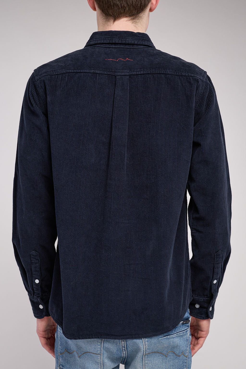 Teddy Smith C-Elton ML chemise velours bleu marine