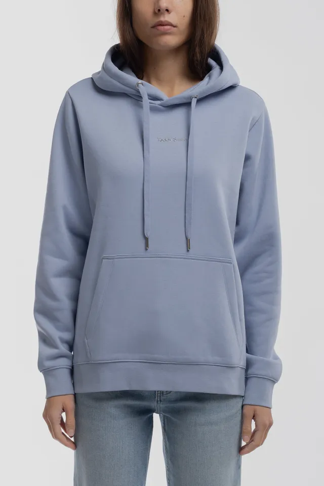 Teddy Smith S-Solene sweat capuche bleu nuageux femme coton