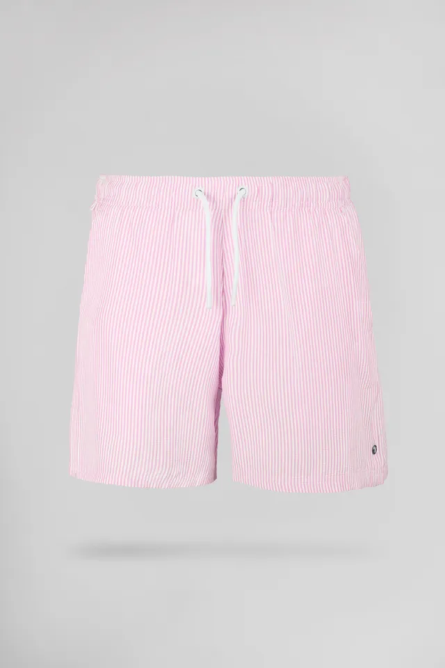 Teddy Smith S-PABLO short de bain homme rose rayé