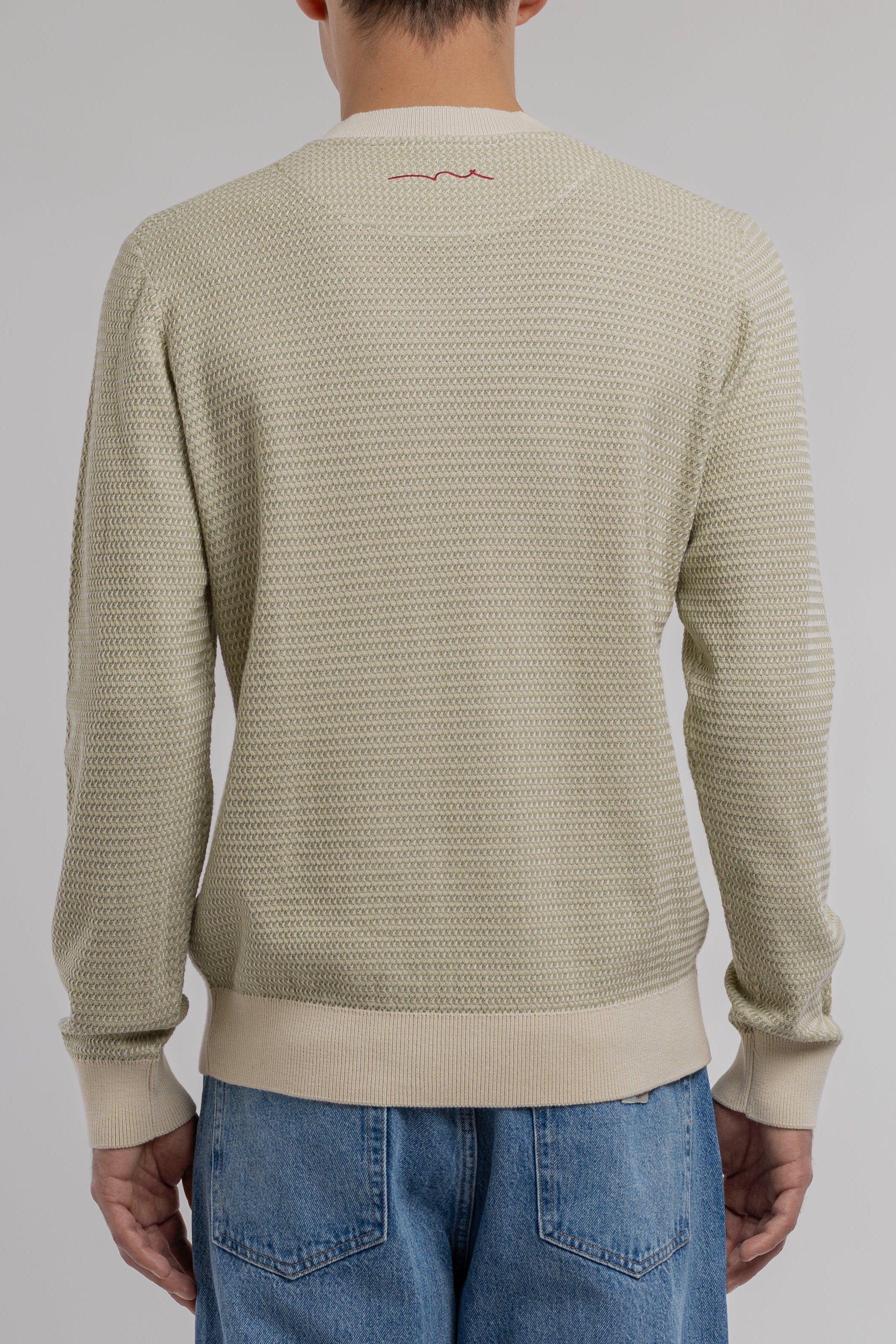 Teddy Smith P-Milan 2 Pull Vert Sauge Coton Homme