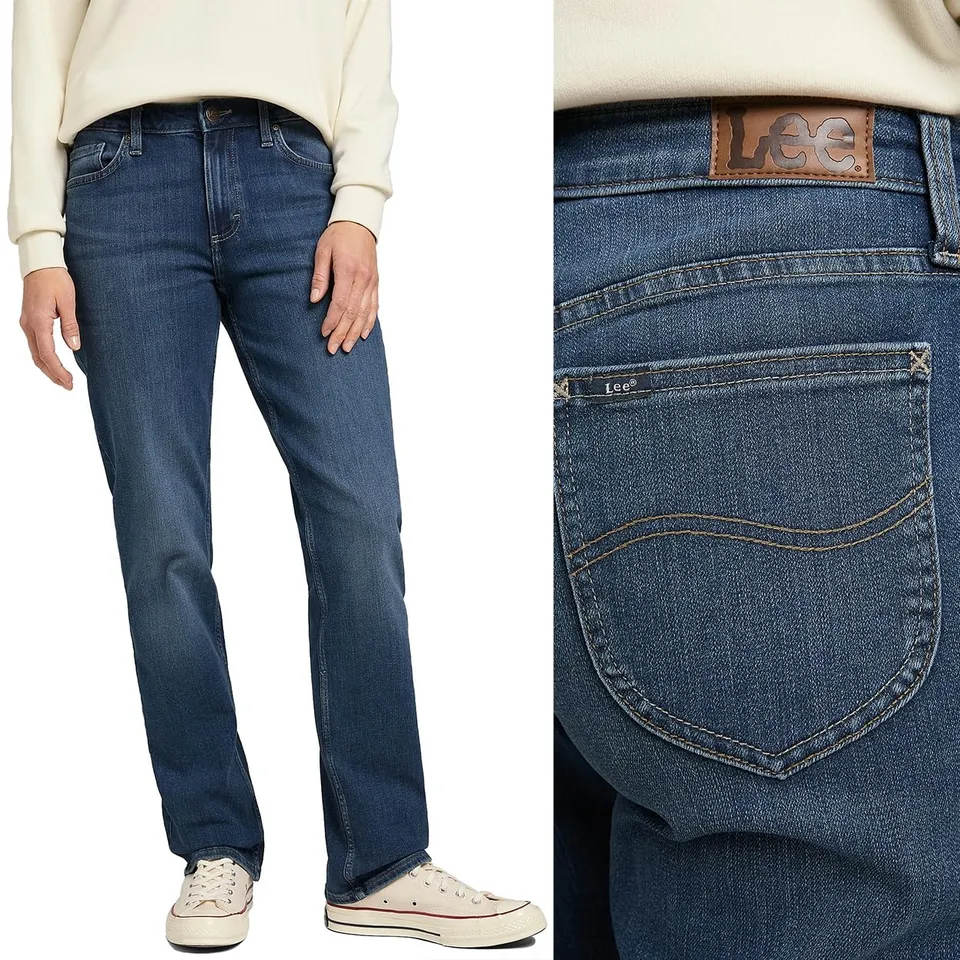 Lee Legendary Regular jean femme bleu moyen stretch