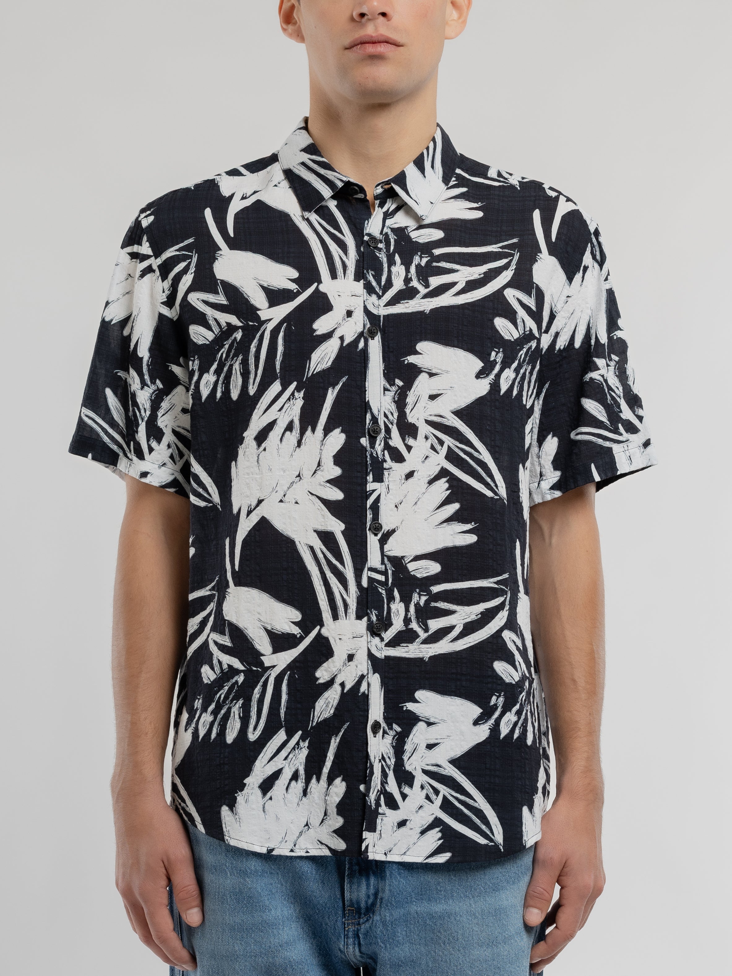 Teddy Smith C-Dixon MC chemise dark navy manches courtes