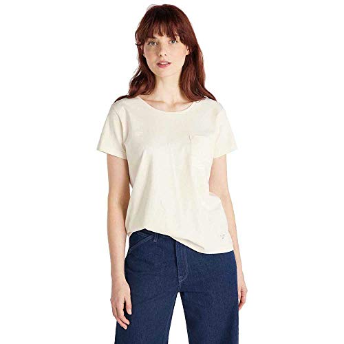 Lee Sustainable Tee t-shirt femme écru coupe relax