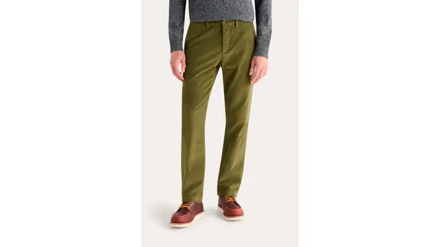 Dockers Crafted Khaki Slim chino vert stretch