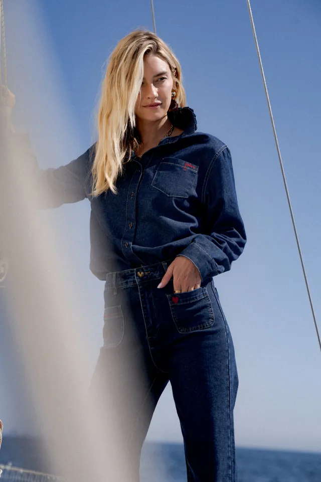 Maison Onado Paloma chemise denim brut coton