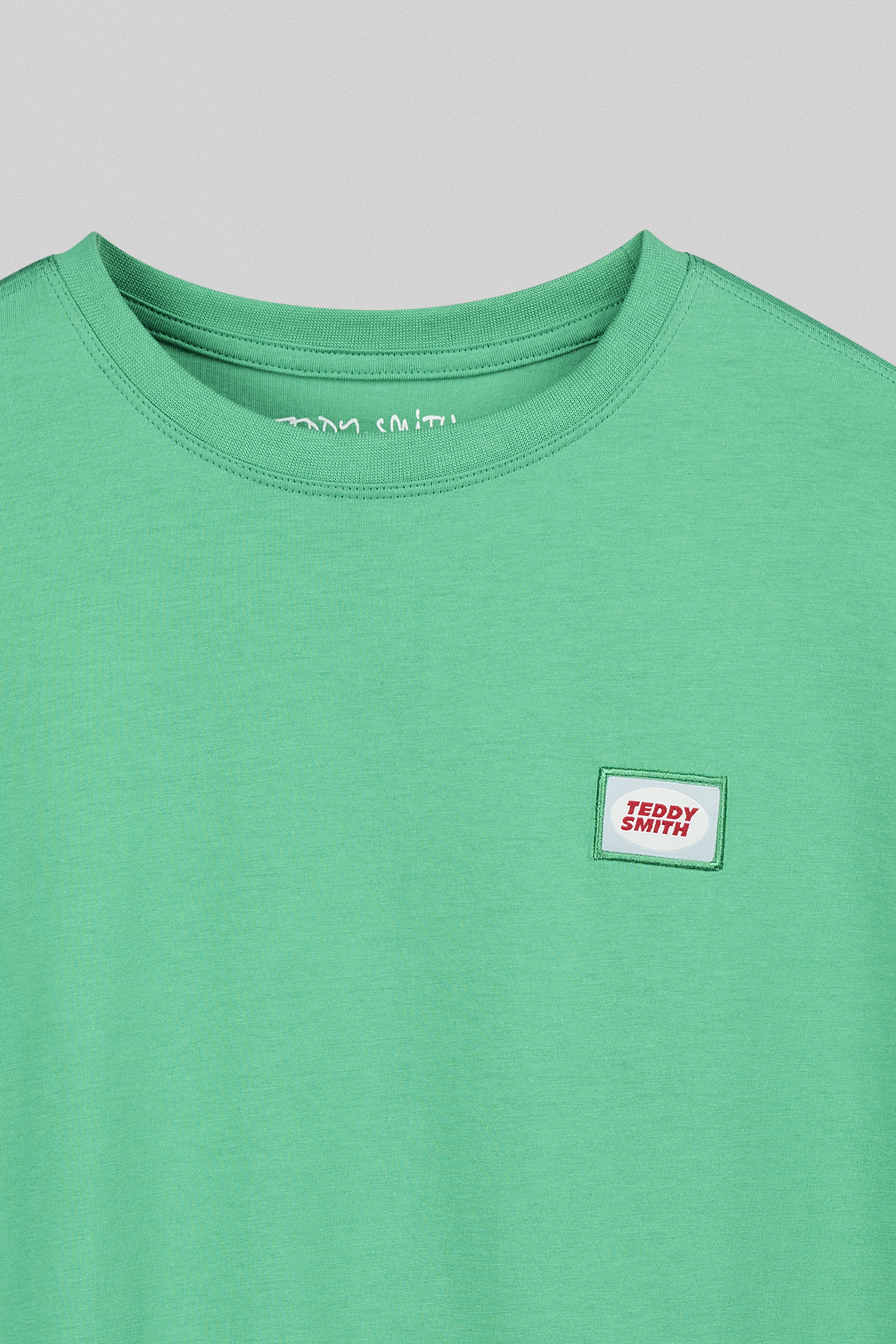 Teddy Smith T-Badge MC JR t-shirt enfant Candy Green badges
