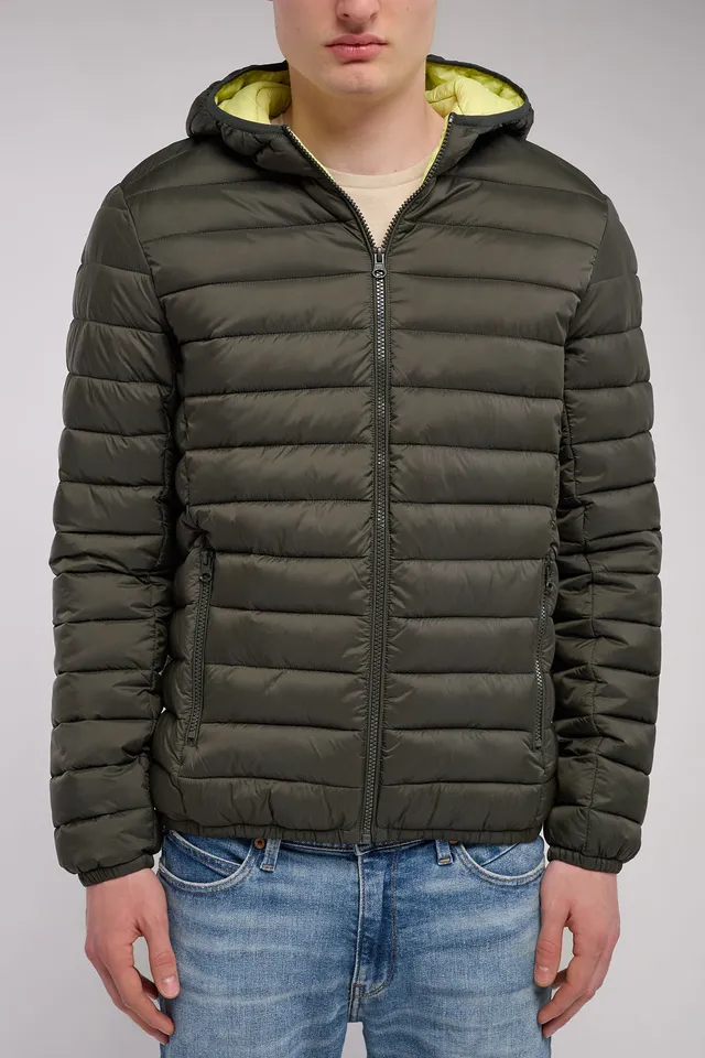 Teddy Smith Blighter doudoune capuche deep kaki homme