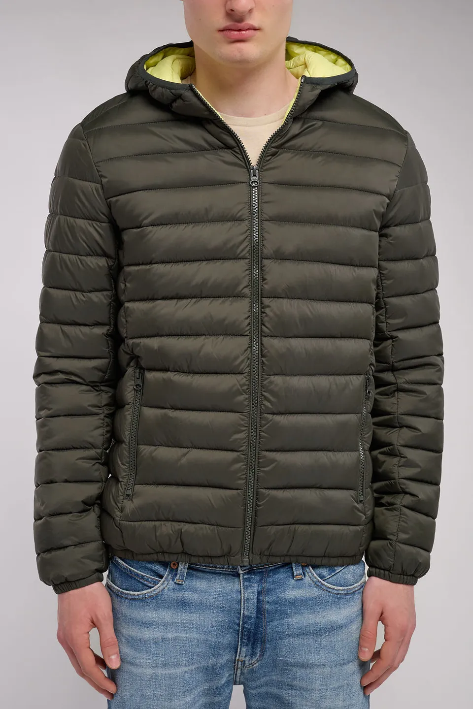 Teddy Smith Blighter doudoune capuche deep kaki homme