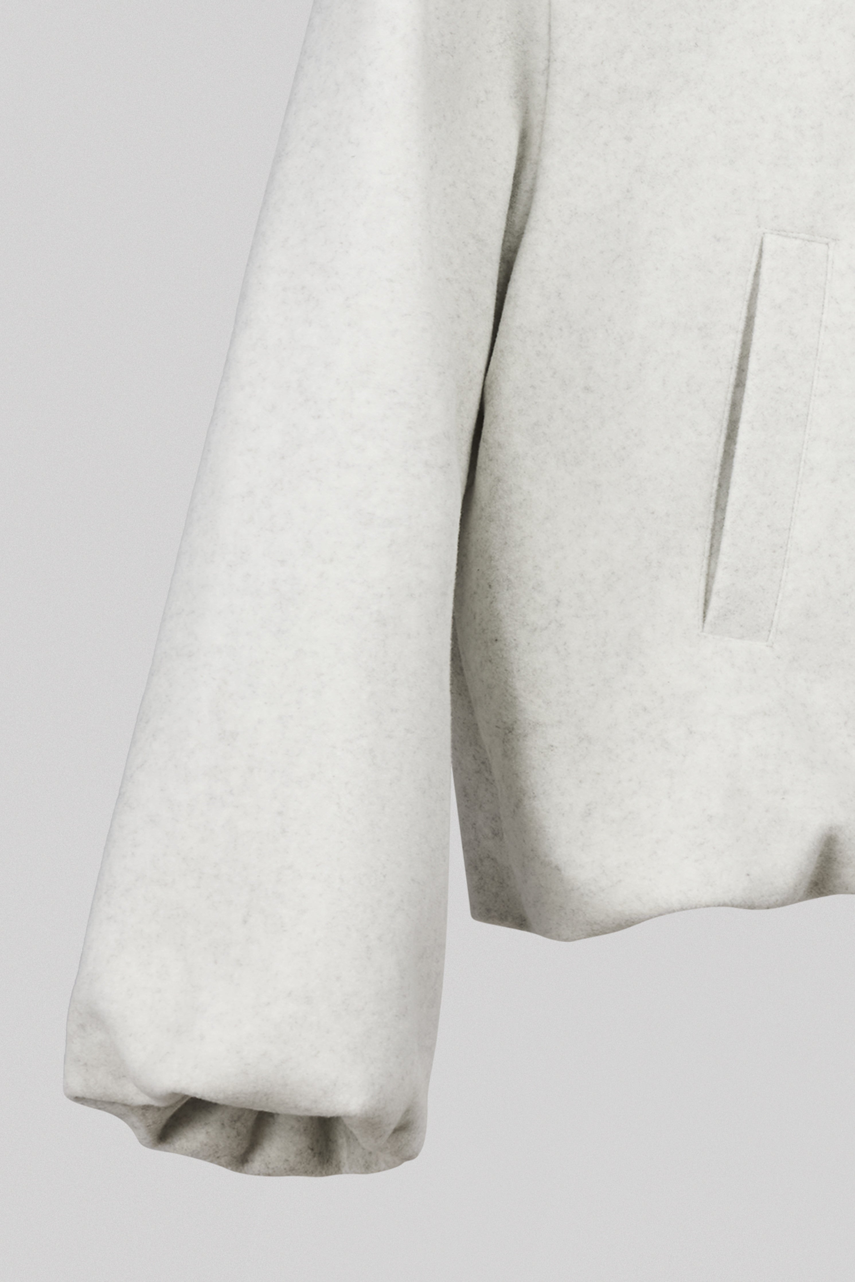 Teddy Smith B-Orana blouson ivoire chiné effet boule femme