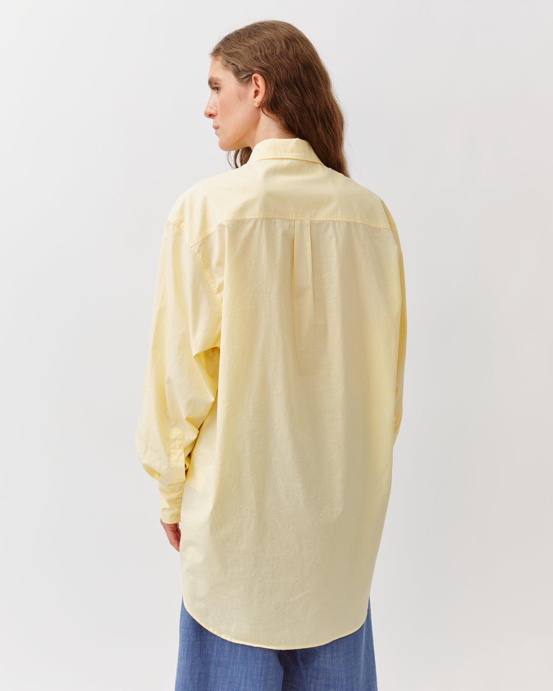 Diega Cameloa chemise jaune oversize fluide