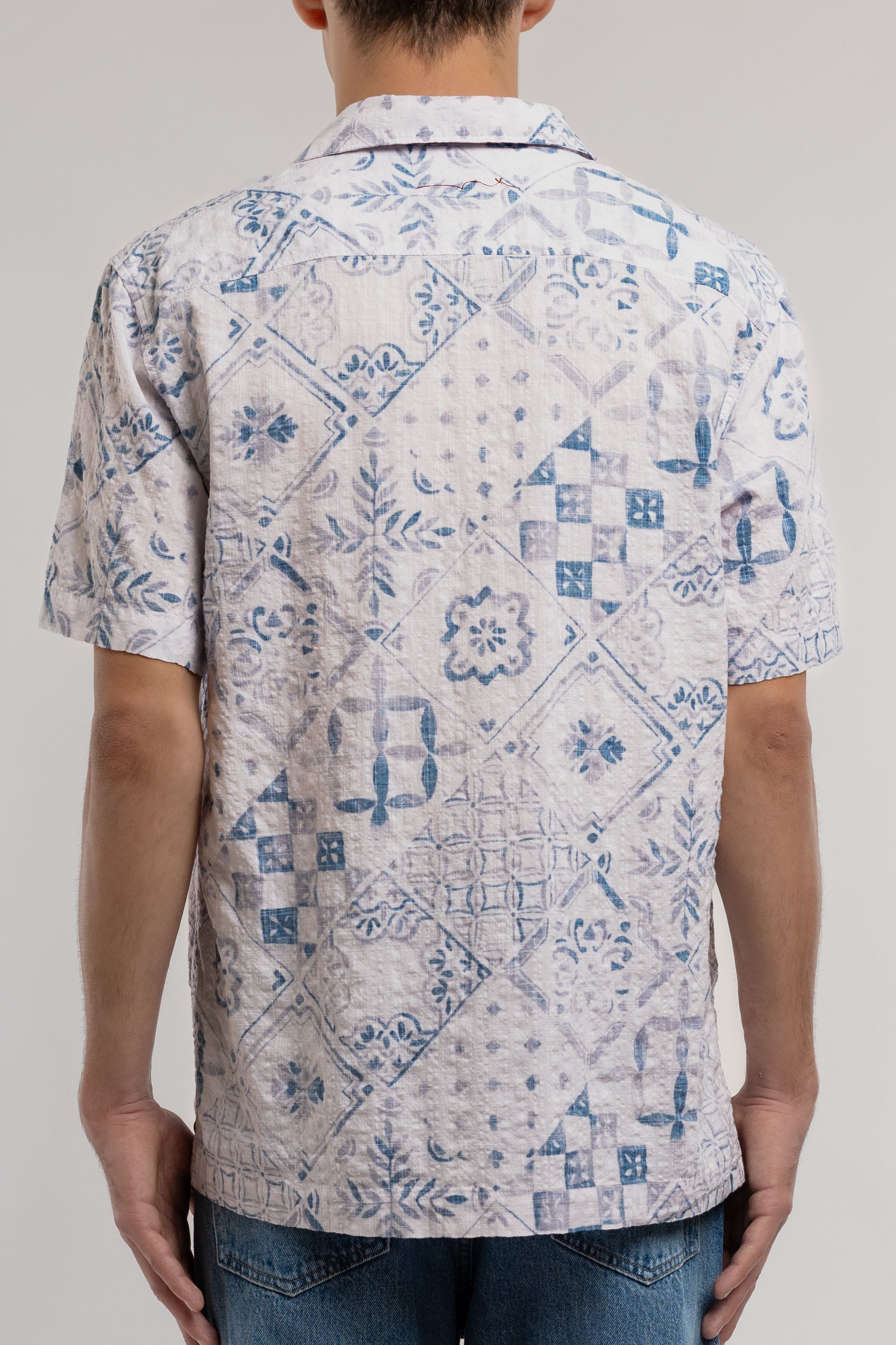 Teddy Smith C-Raymond Chemise Hawaïenne Blanche Coton