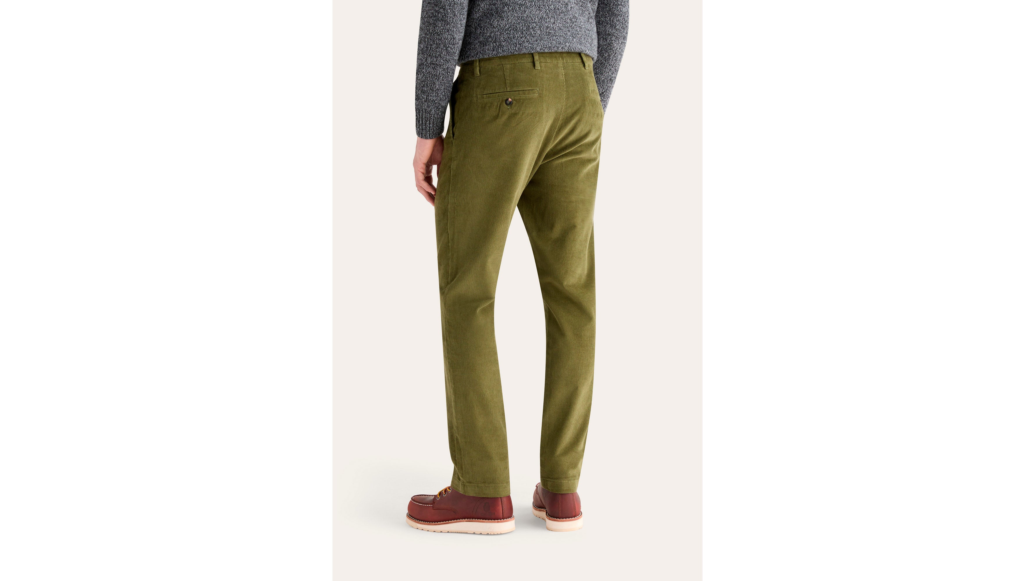 Dockers Crafted Khaki Slim chino vert stretch