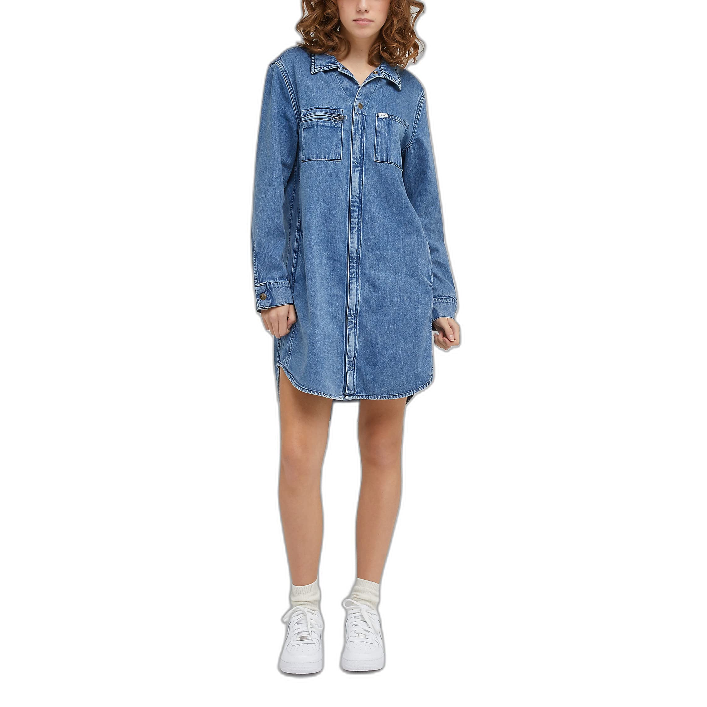 Lee Unionall Dress robe denim Multicolore coupe classique