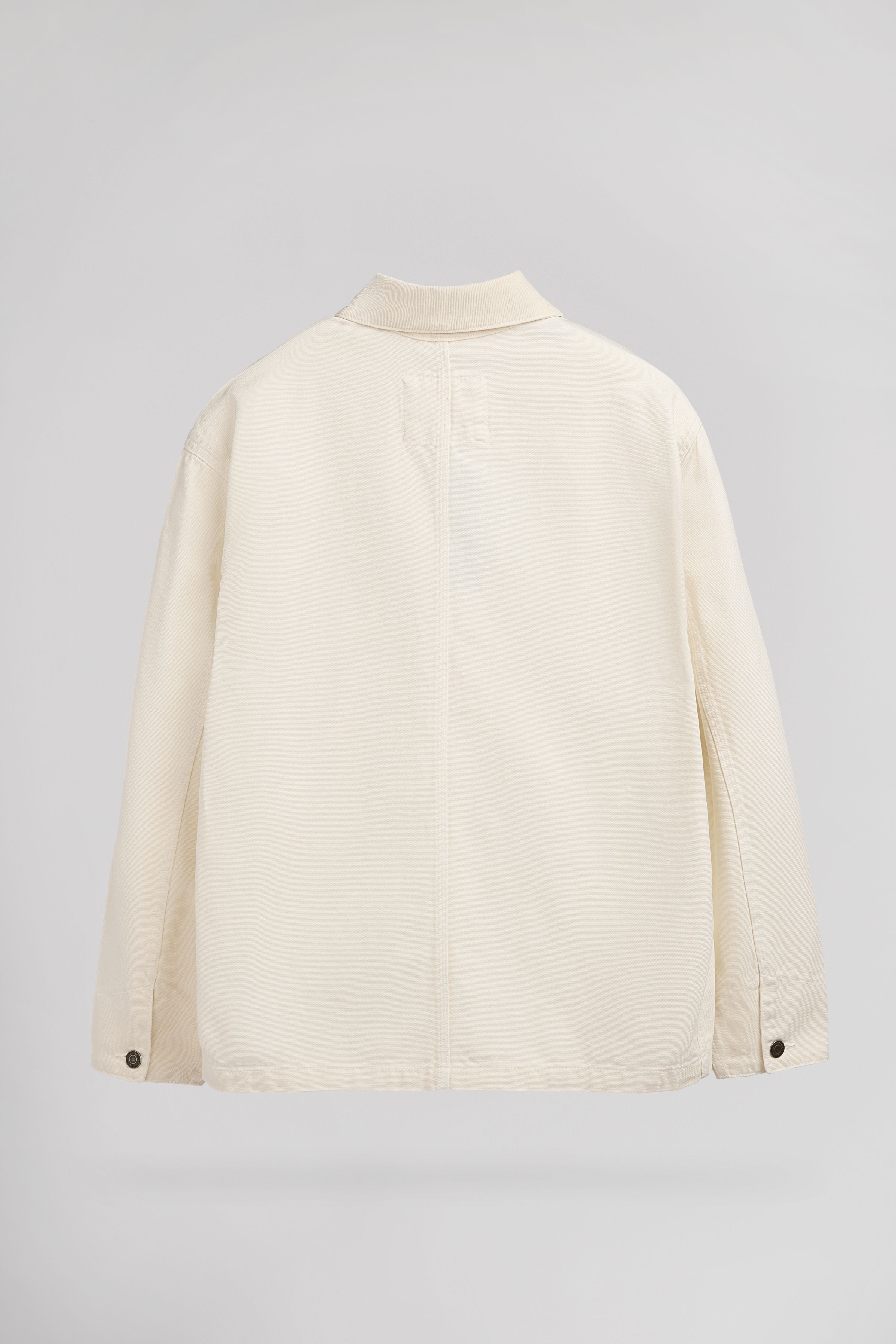 Teddy Smith V-Smile Middle White veste worker blanche