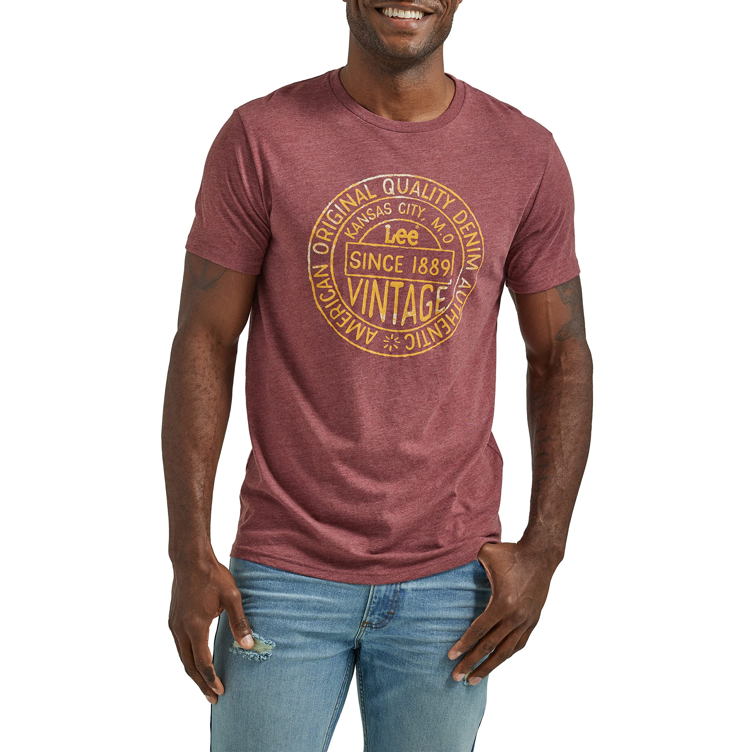 Lee Graphique T-shirt homme manches courtes coton