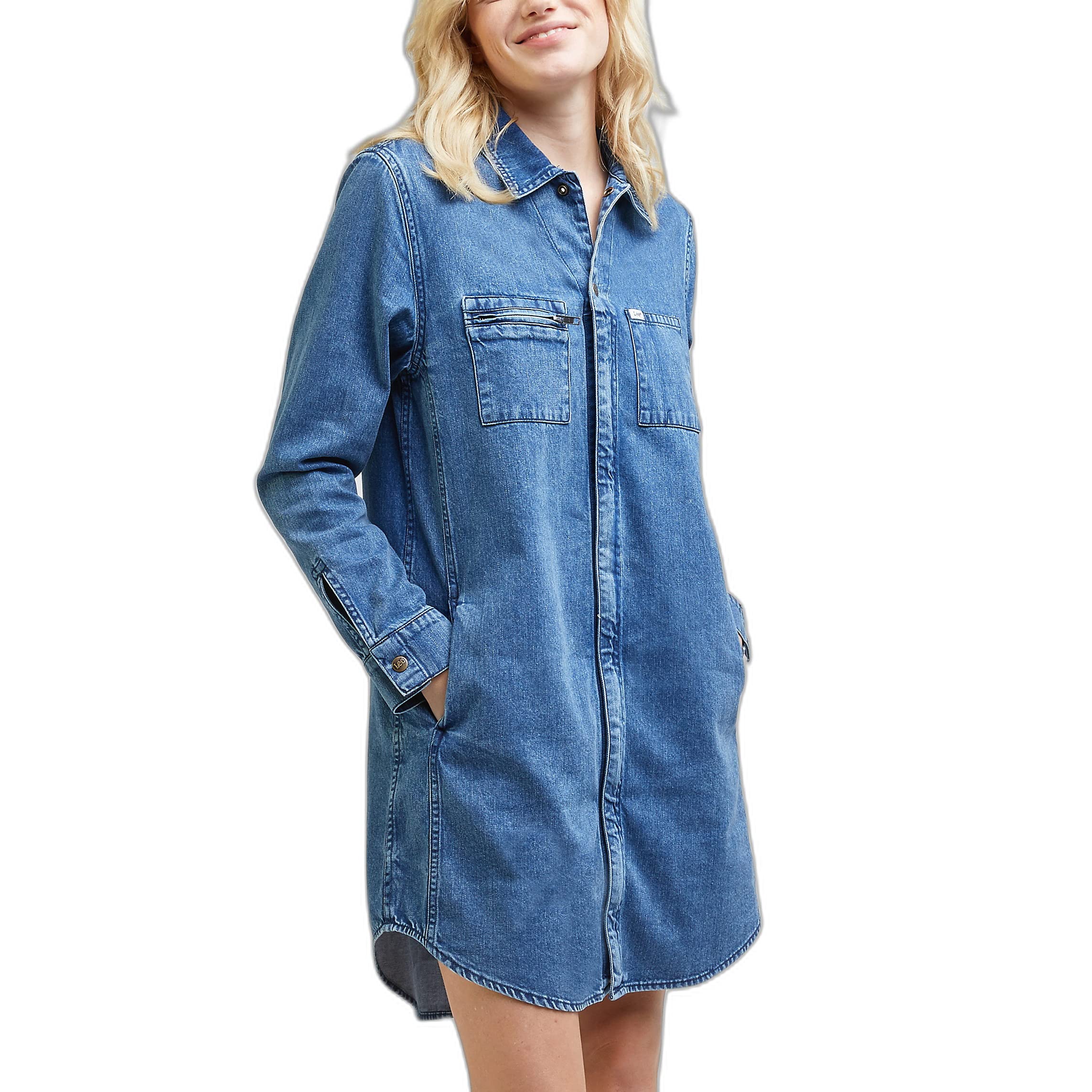 Lee Unionall Dress robe denim Multicolore coupe classique